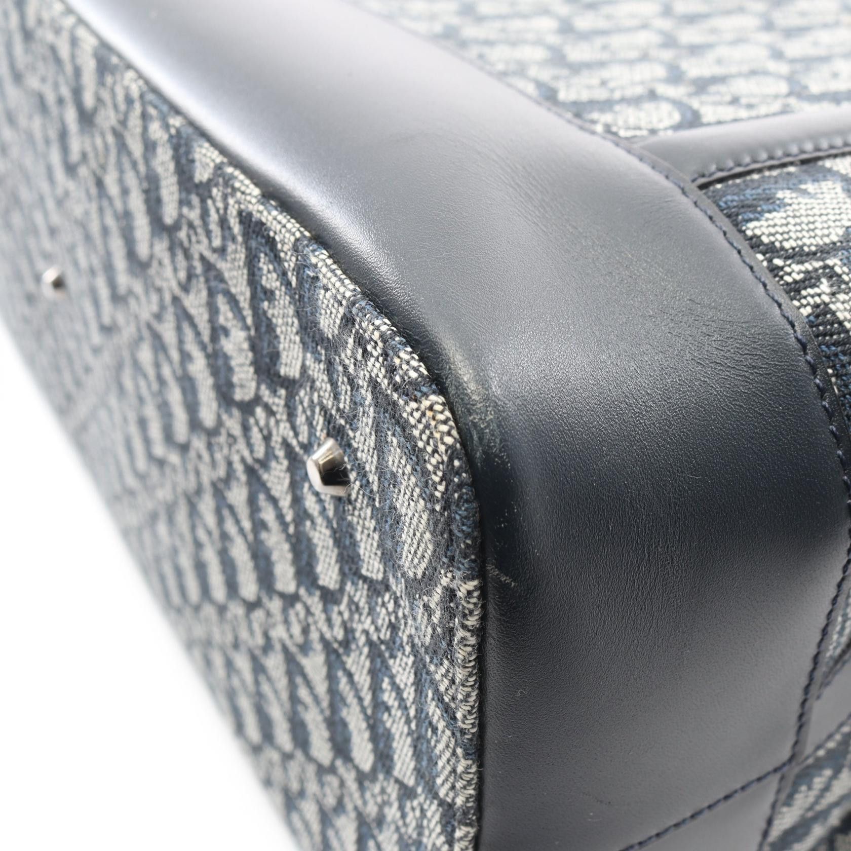 Dior Dior Dior Trotter Canvas Leather Handbag Textile Handbag DUTY FREE for USA Size ONE SIZE - 6 Thumbnail