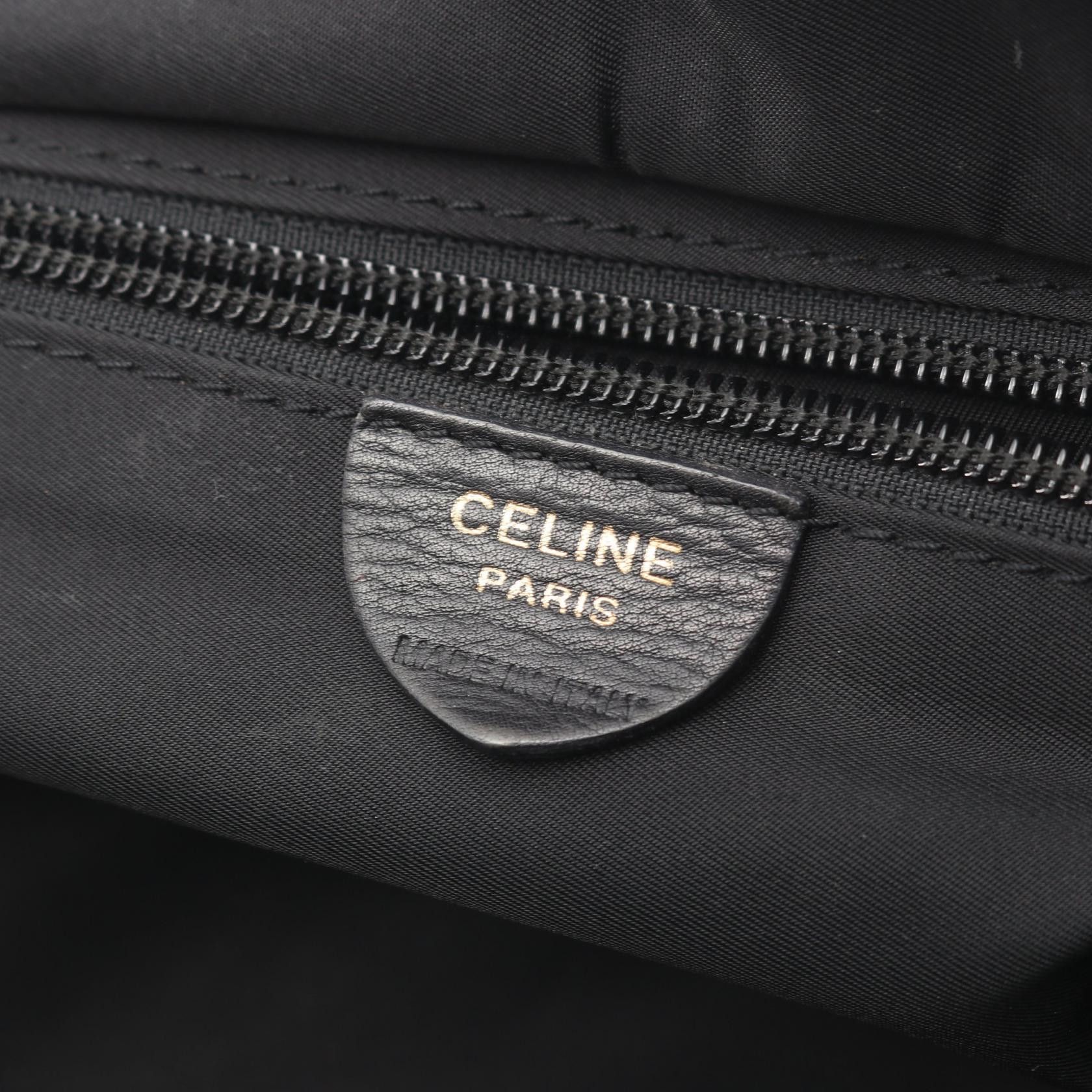 Celine Celine CELINE Nylon Leather Handbag Leather Handbag DUTY FREE for USA Size ONE SIZE - 4 Thumbnail