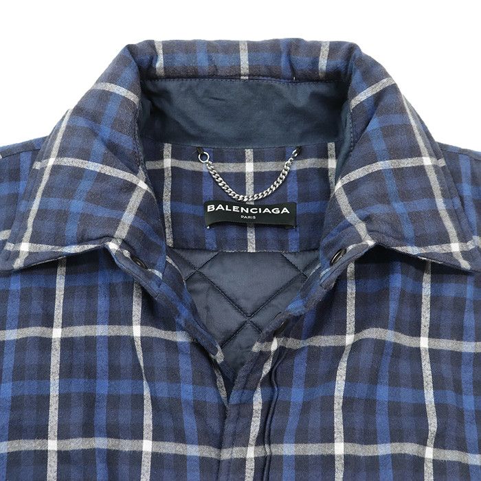 Balenciaga Balenciaga Balenciaga Flannel Cotton Jacket Textile Outerwear DUTY FREE for USA Size ONE SIZE - 2 Thumbnail