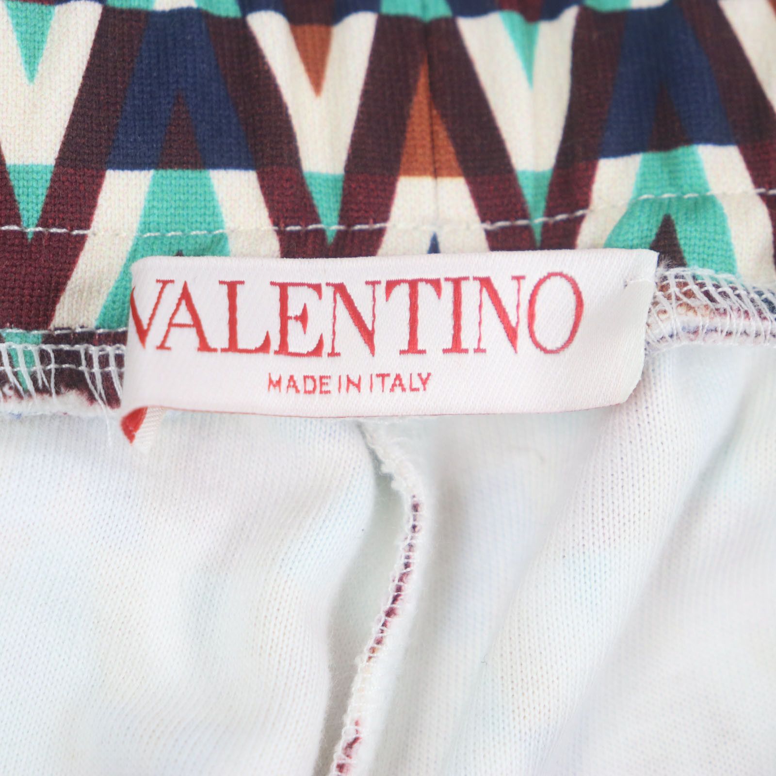 Valentino Valentino Valentino All Over Print Nylon Cotton Drawstring Pants Textile Pants XV3MD03C859 DUTY FREE for USA Size ONE SIZE - 7 Thumbnail