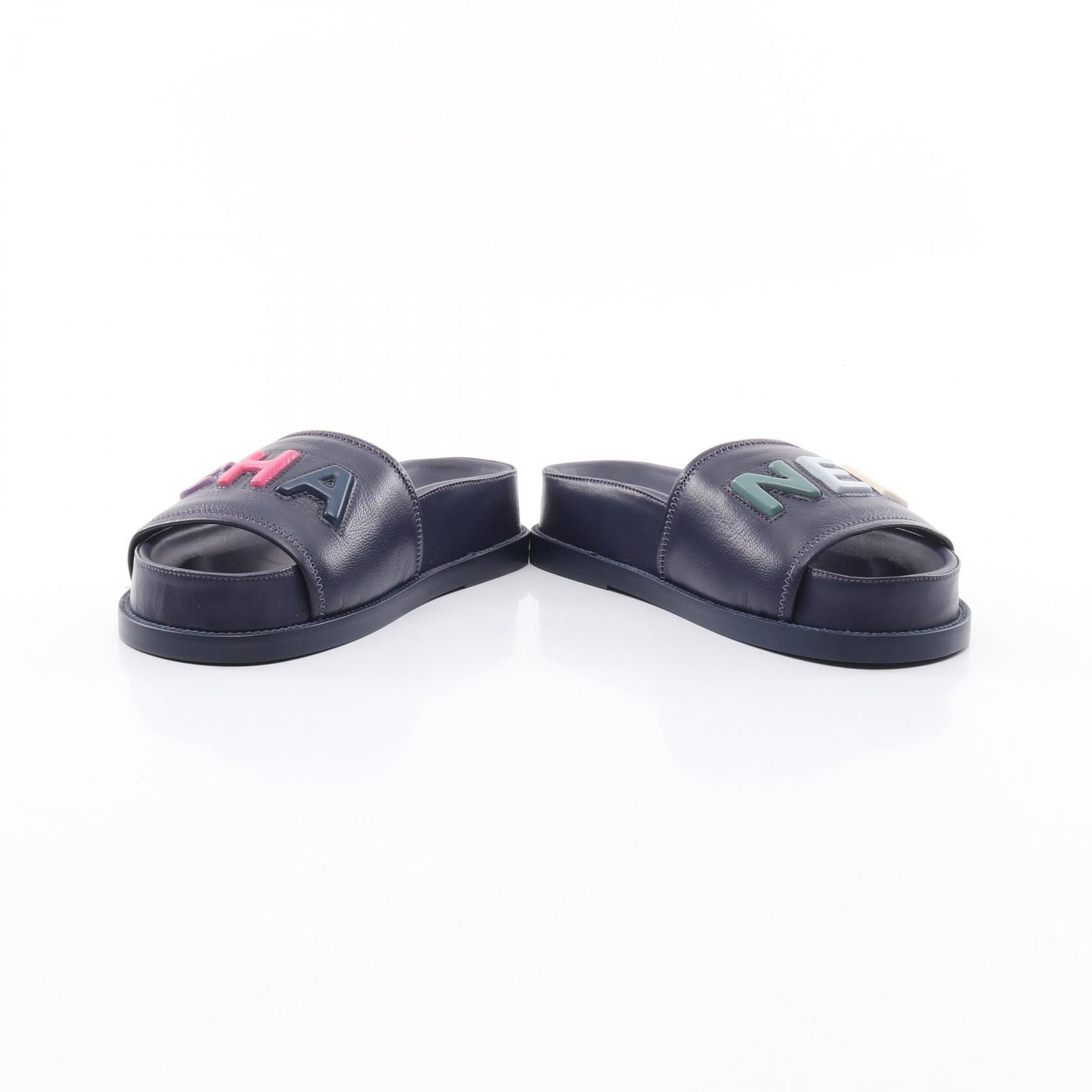 Chanel Chanel Chanel Leather Sandals Leather Shoes G38933 DUTY FREE for USA Size ONE SIZE - 3 Thumbnail