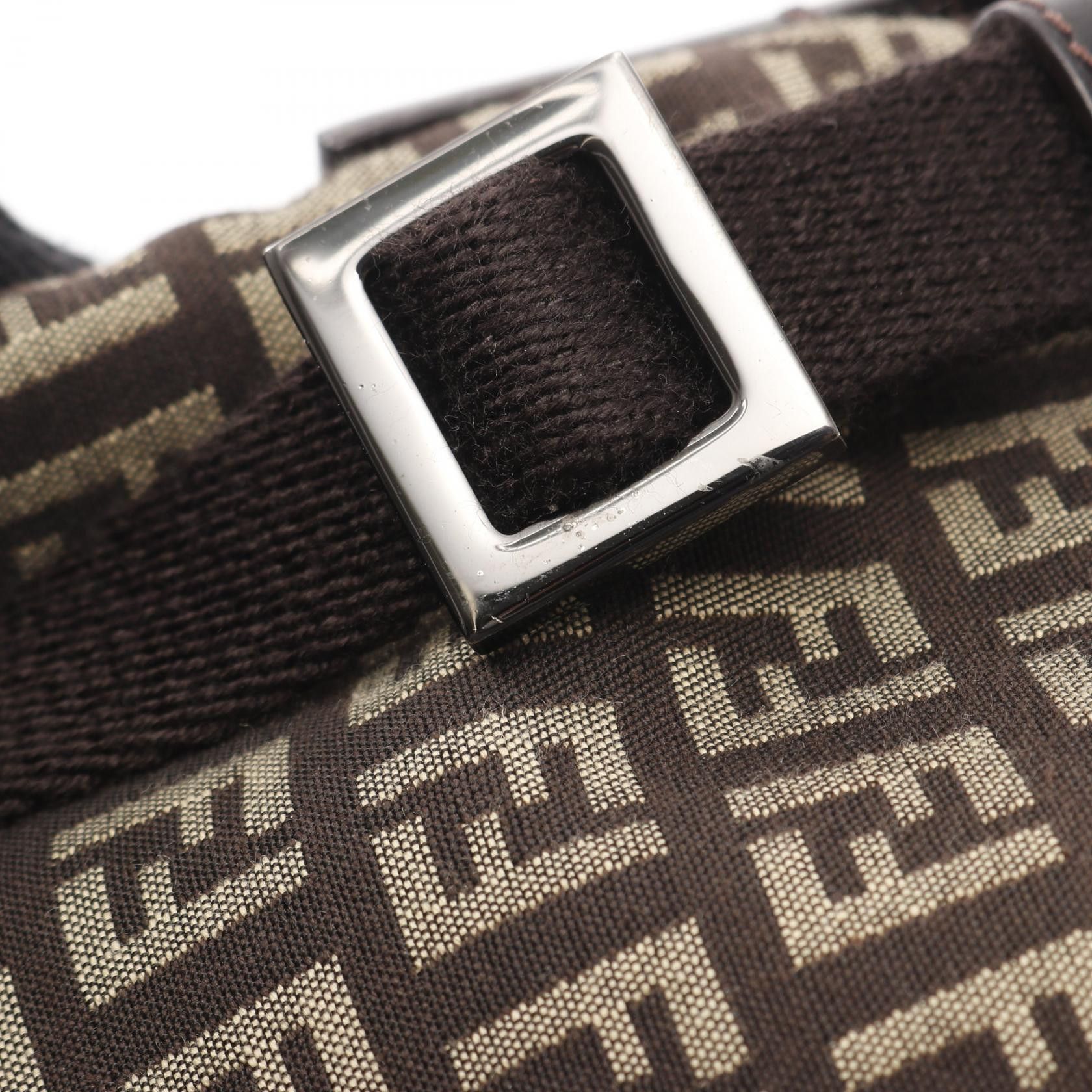 Fendi Fendi FENDI Zucchino Canvas Leather Shoulder Bag Leather Shoulder Bag DUTY FREE for USA Size ONE SIZE - 8 Thumbnail