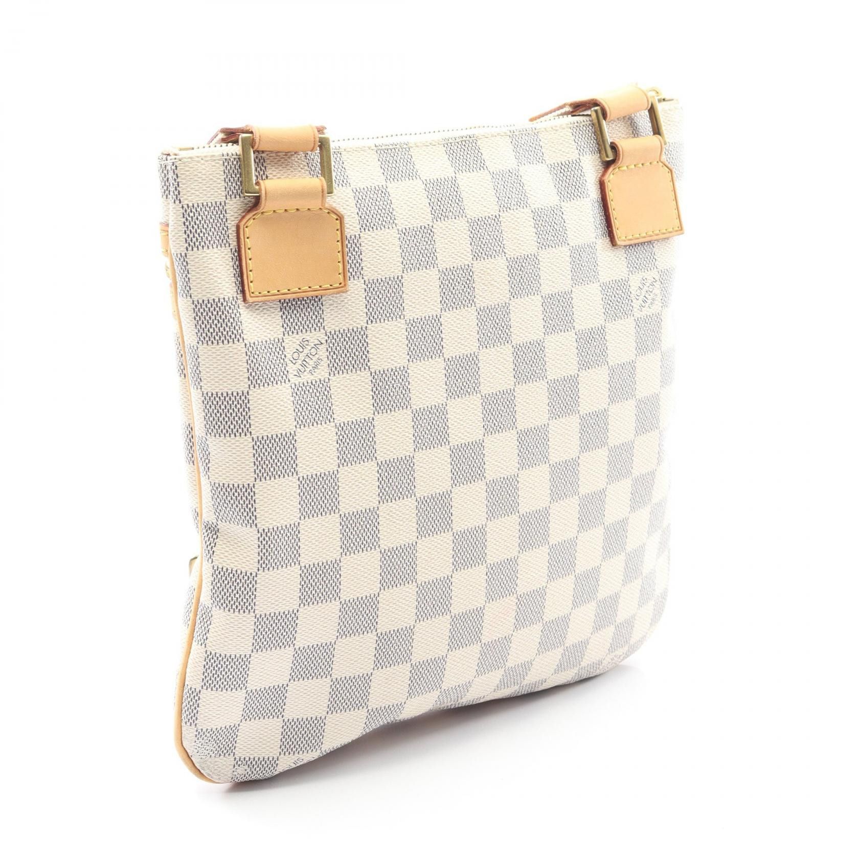 Louis Vuitton Louis Vuitton Louis Vuitton Pochette Bosphore Damier Azur Shoulder Bag Textile Shoulder Bag N51112 DUTY FREE for USA Size ONE SIZE - 2 Thumbnail