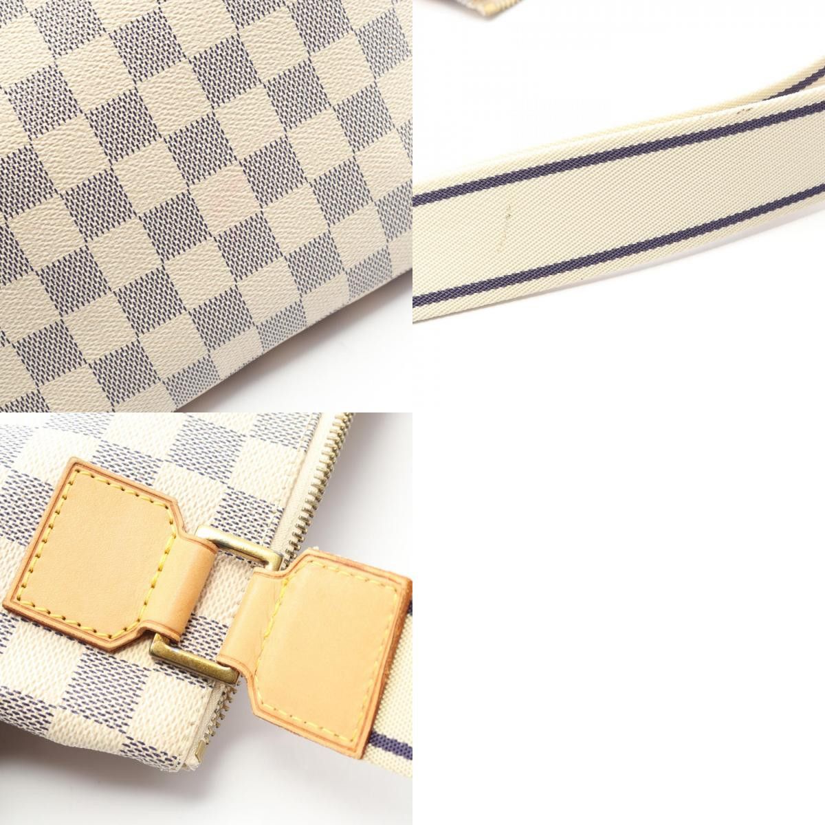 Louis Vuitton Louis Vuitton Louis Vuitton Pochette Bosphore Damier Azur Shoulder Bag Textile Shoulder Bag N51112 DUTY FREE for USA Size ONE SIZE - 10 Thumbnail
