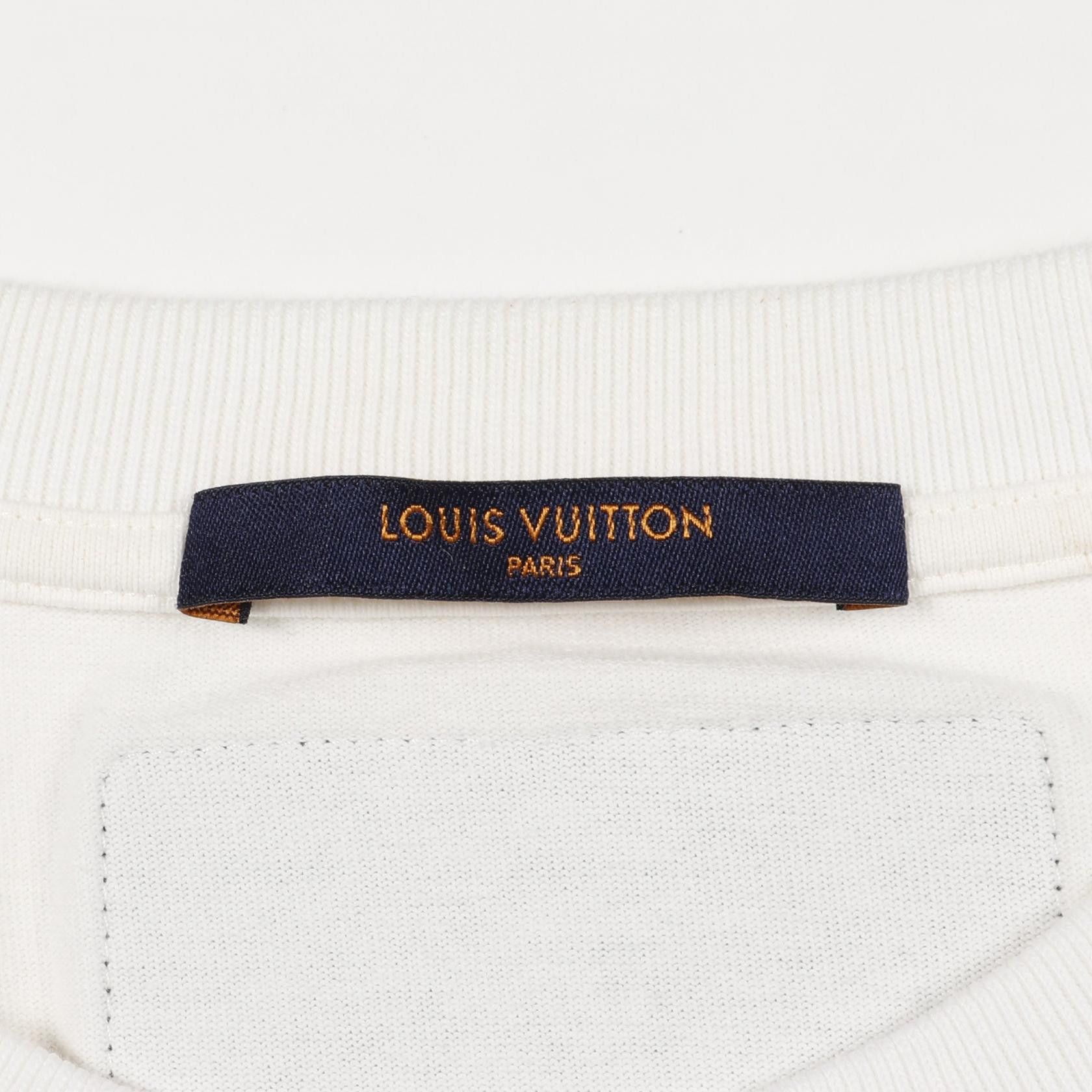 Louis Vuitton Louis Vuitton Louis Vuitton 2054 LV Plane Printed Cotton Top Textile Tops DUTY FREE for USA Size ONE SIZE - 3 Thumbnail