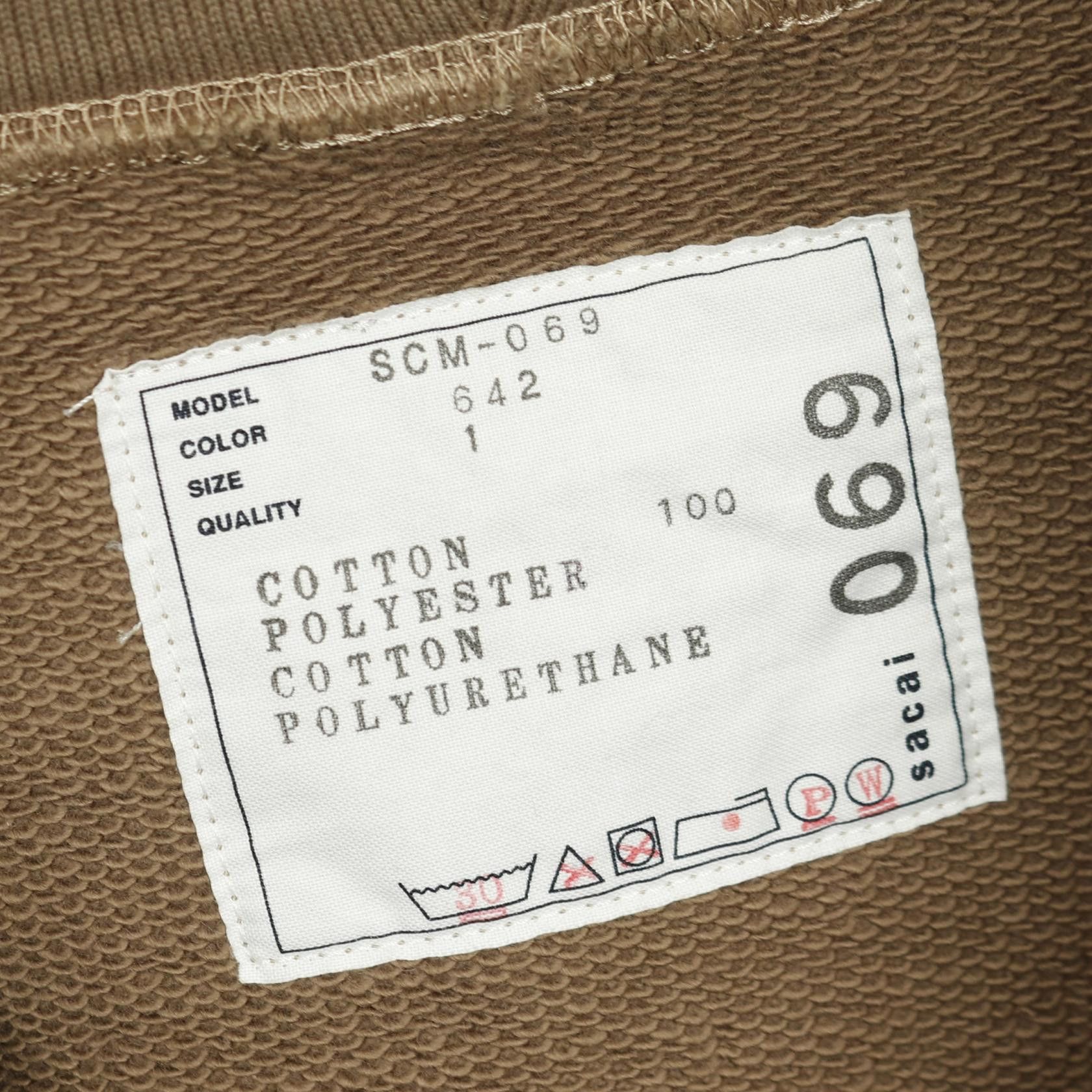 Sacai Sacai Sacai Cotton Hoodie Textile Sweatshirts & Hoodies DUTY FREE for USA Size ONE SIZE - 3 Thumbnail