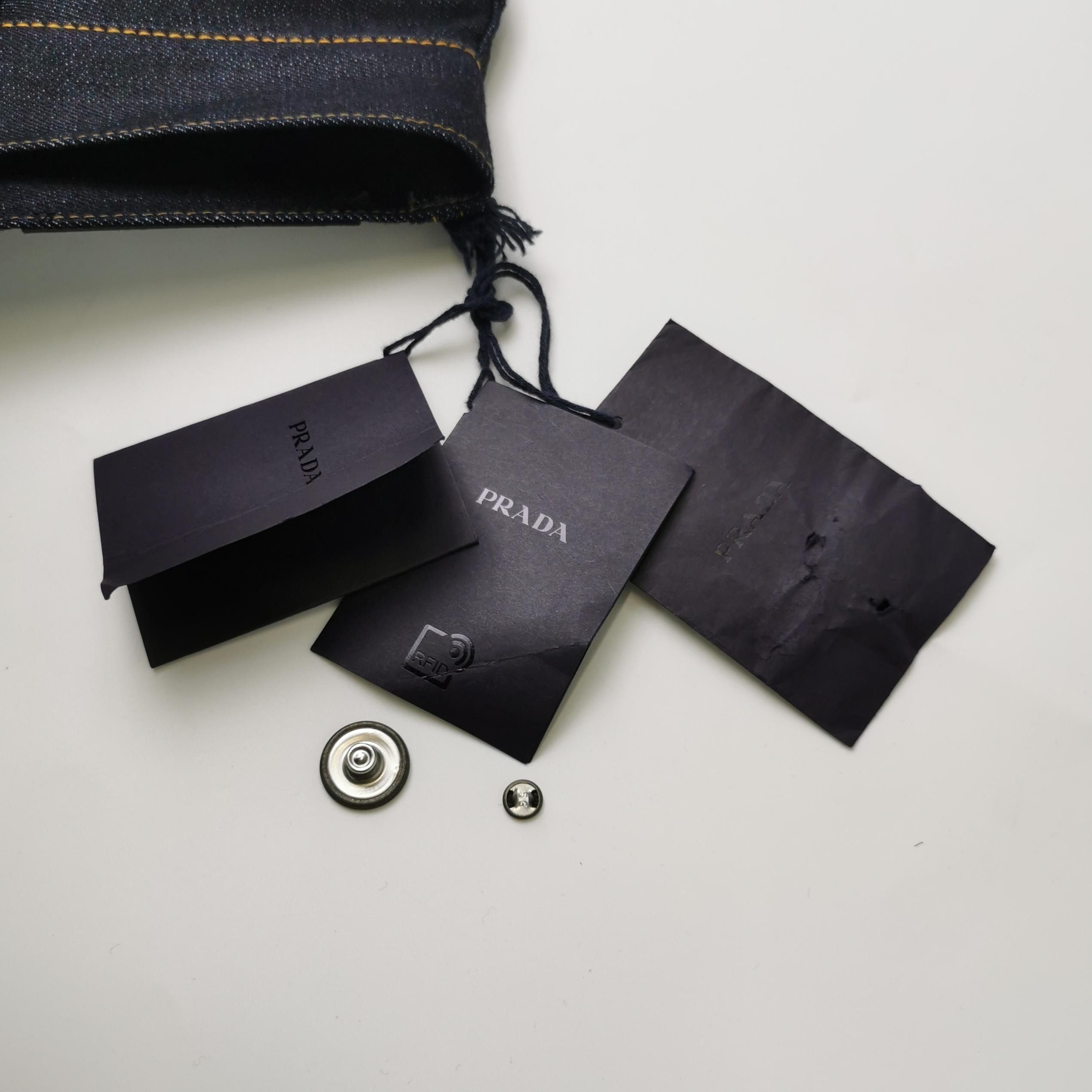 Prada Blue Logo Denim Jeans Size US 32 / EU 48 - 4 Thumbnail