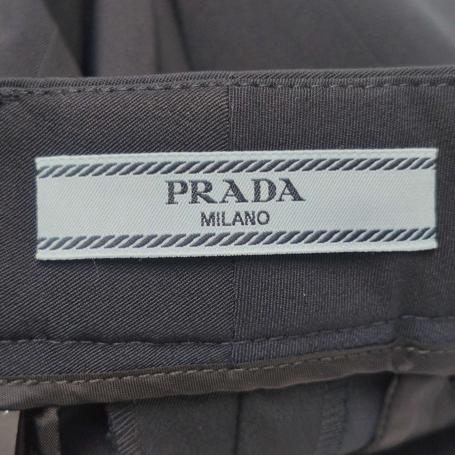 Prada Tailored Black Trousers Size 38S Size US 32 / EU 48 - 6 Thumbnail