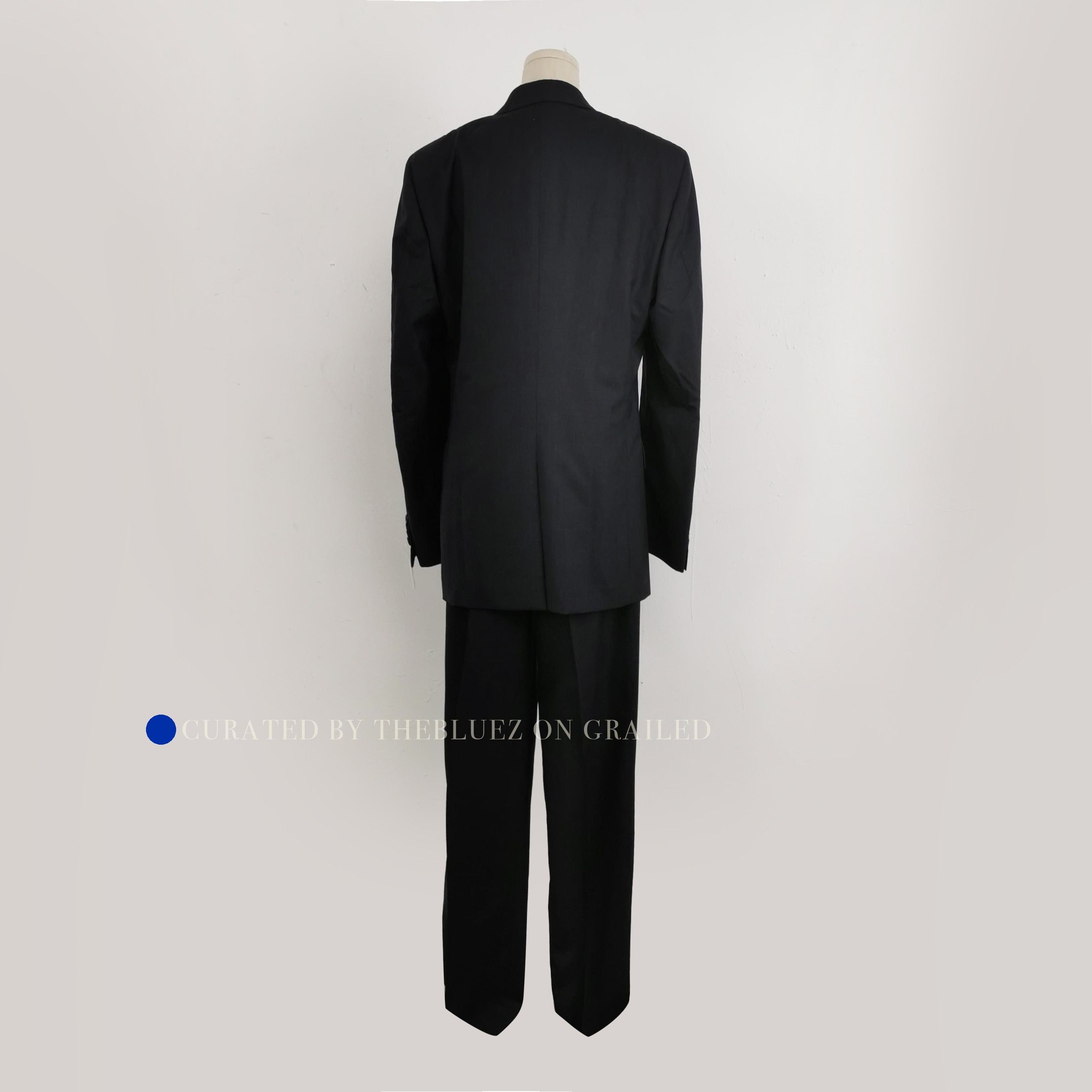 Prada Classic Wool Suit in Black Size US M / EU 48-50 / 2 - 2 Thumbnail