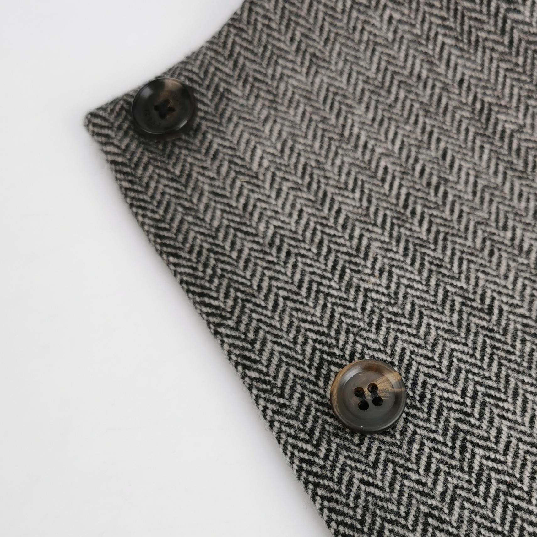 Gucci Herringbone Wool Vest in Gray Size US M / EU 48-50 / 2 - 4 Thumbnail