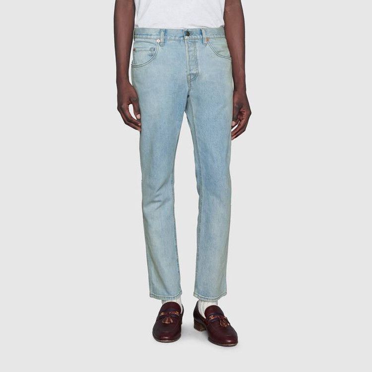 Gucci Light Wash Blue Denim Jeans Size 31 Size US 30 / EU 46 - 8 Thumbnail