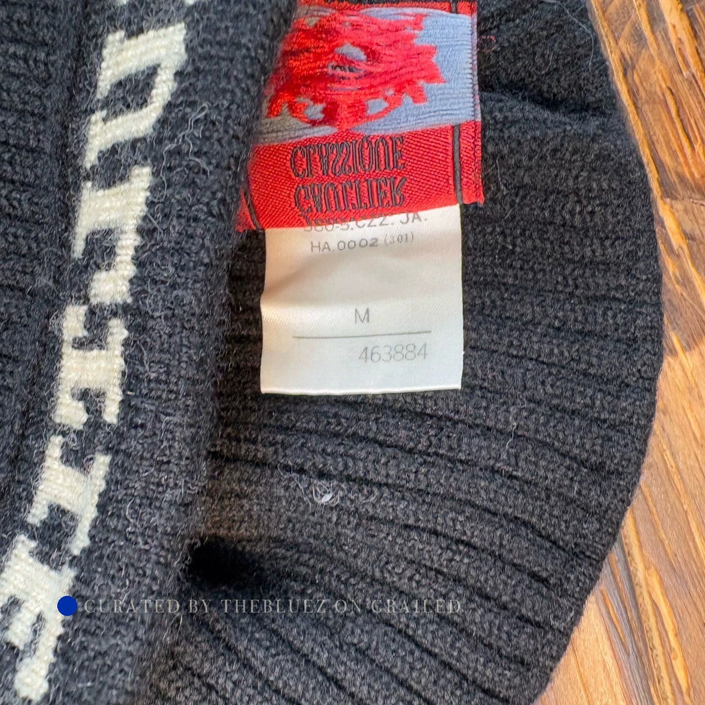 Jean Paul Gaultier Vintage 90s Logo Black Beanie Size ONE SIZE - 4 Thumbnail
