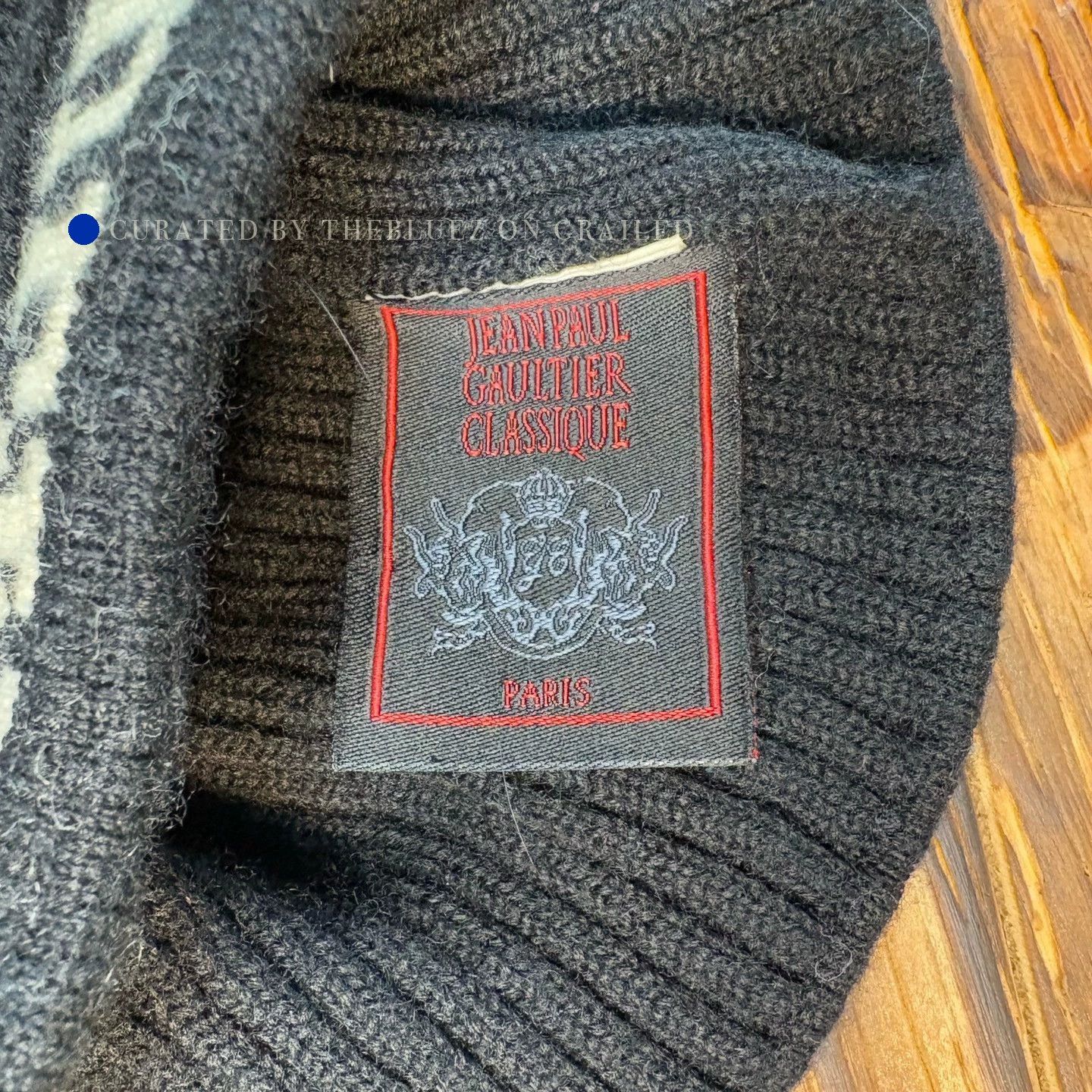 Jean Paul Gaultier Vintage 90s Logo Black Beanie Size ONE SIZE - 3 Thumbnail