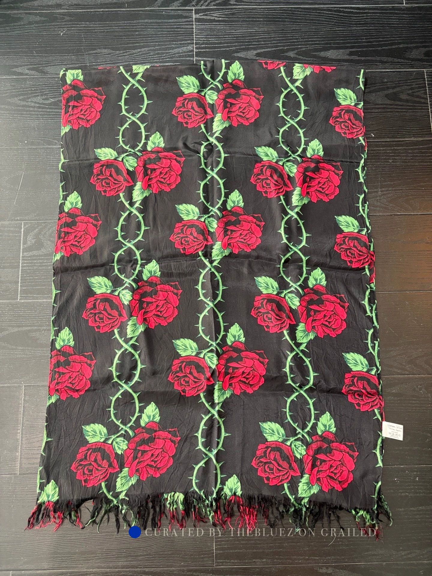 Number (N)ine Multi Rose Thorn Scarf Size ONE SIZE - 2 Thumbnail