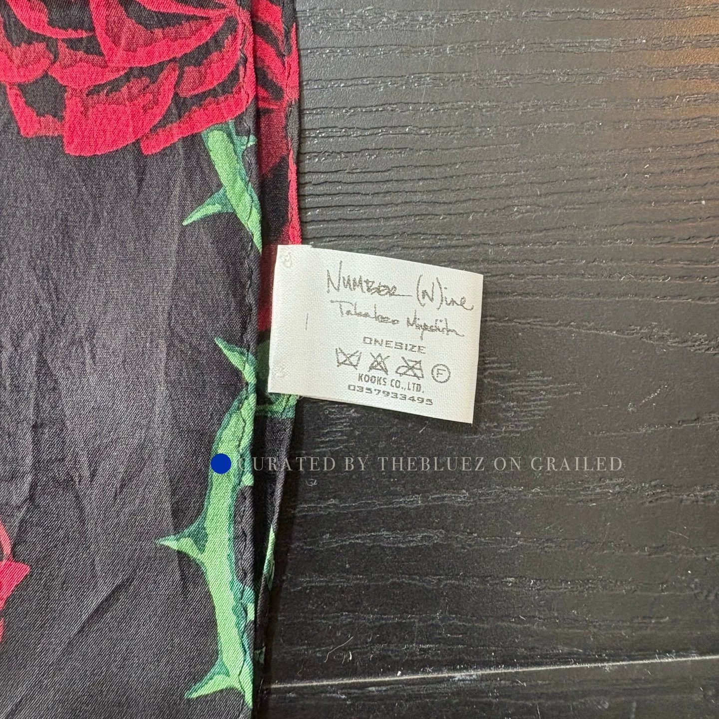 Number (N)ine Multi Rose Thorn Scarf Size ONE SIZE - 3 Thumbnail