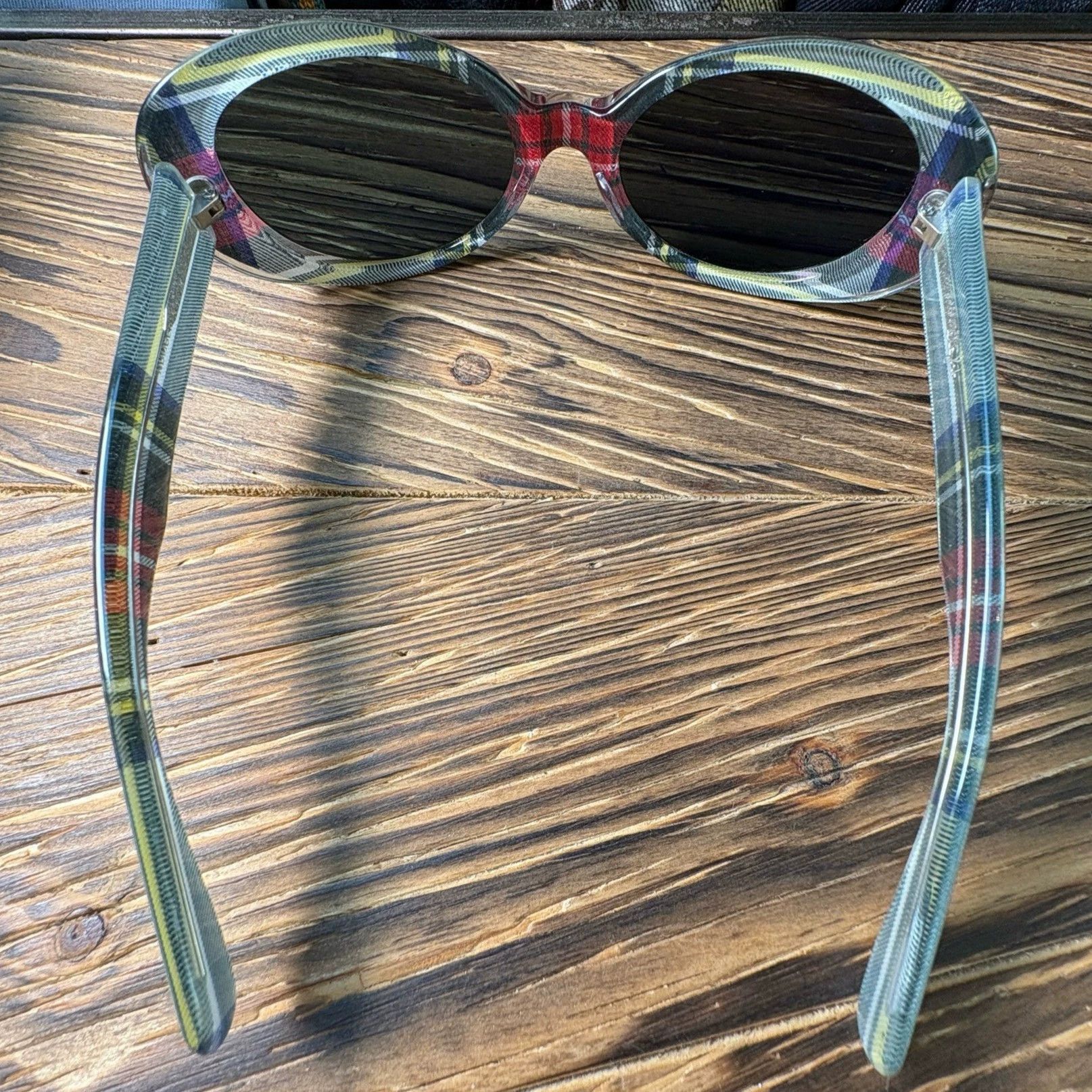 Number (N)ine Checked Sunglasses Inspired by Kurt Cobain Size ONE SIZE - 3 Thumbnail