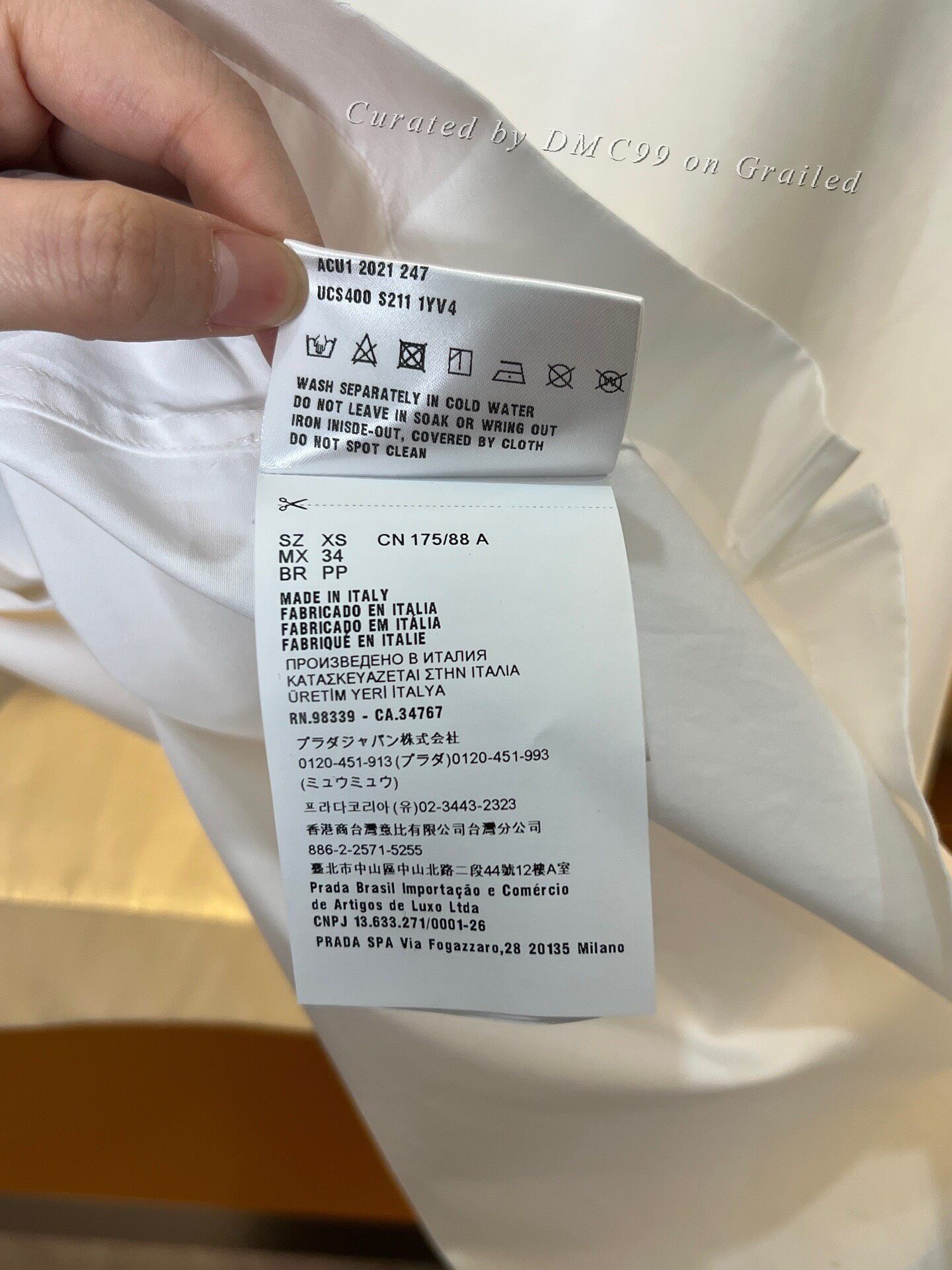Prada Prada Runway Shirt Size XS / US 0-2 / IT 36-38 - 4 Thumbnail