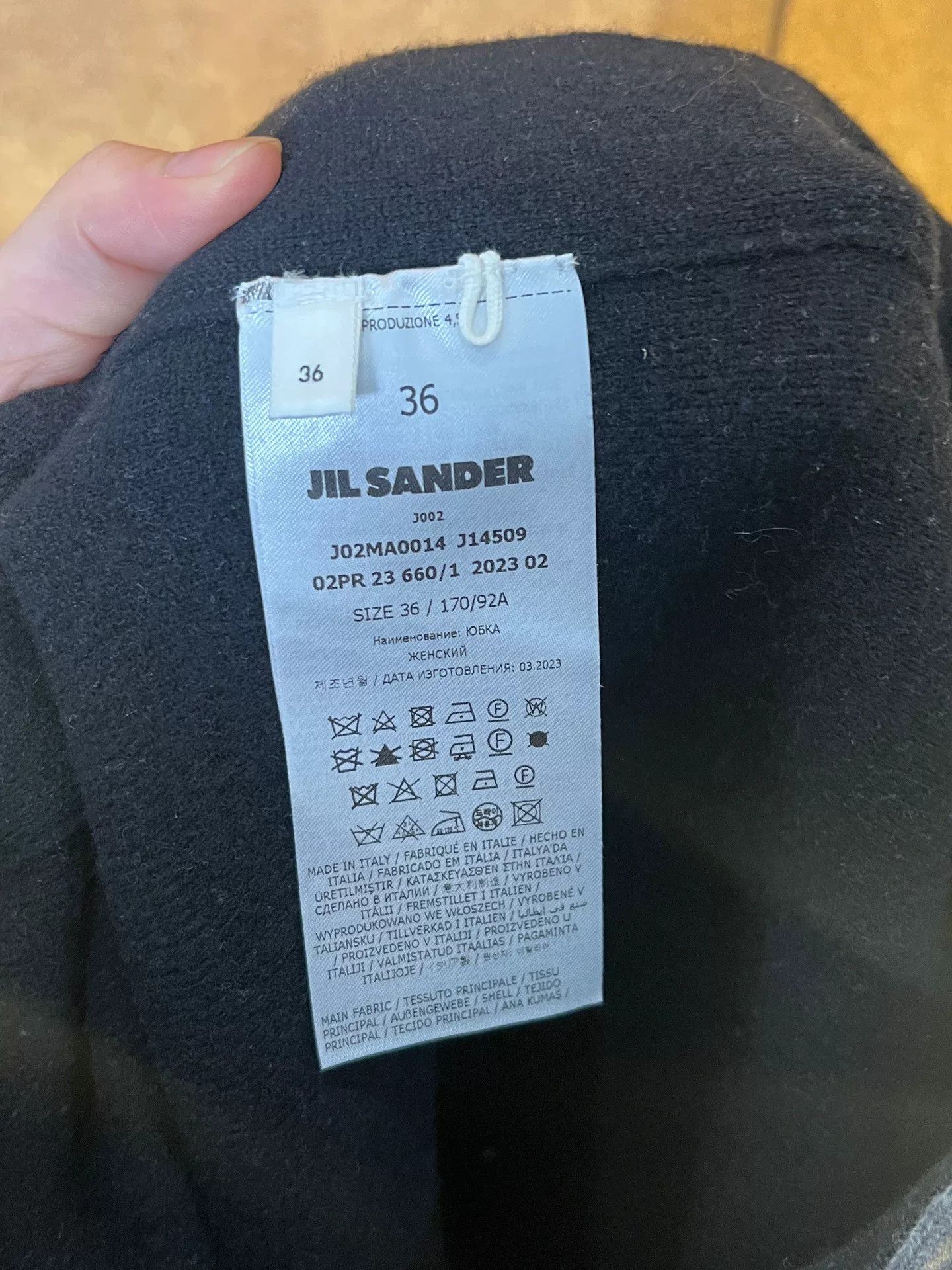 Jil Sander Jil Sander Cashmere Skirt Size 36" / US 14 / IT 50 - 3 Thumbnail