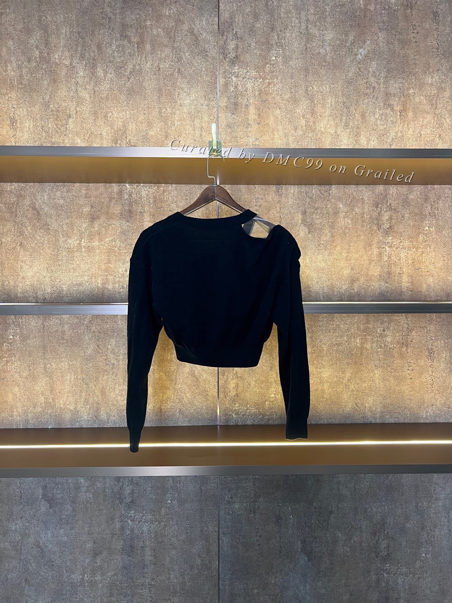 Alexander Wang Alexander Wang Nude Mesh Wool Cardigan Size S / US 4 / IT 40 - 2 Thumbnail