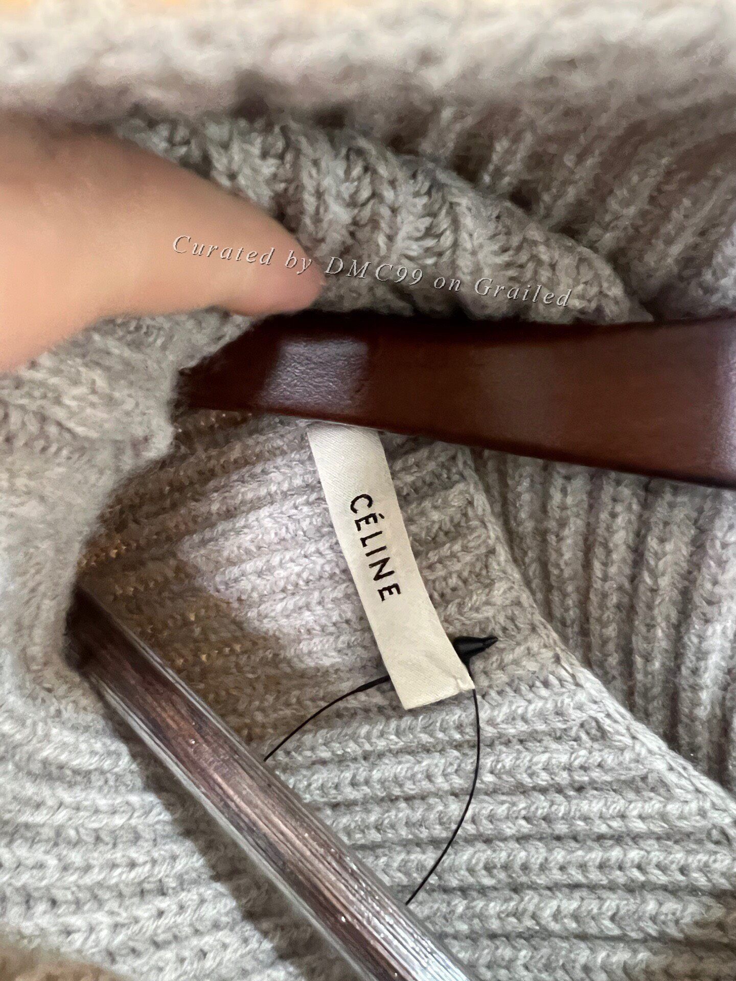 Celine Celine Asymmetric Cashmere Sweater Size S / US 4 / IT 40 - 3 Thumbnail