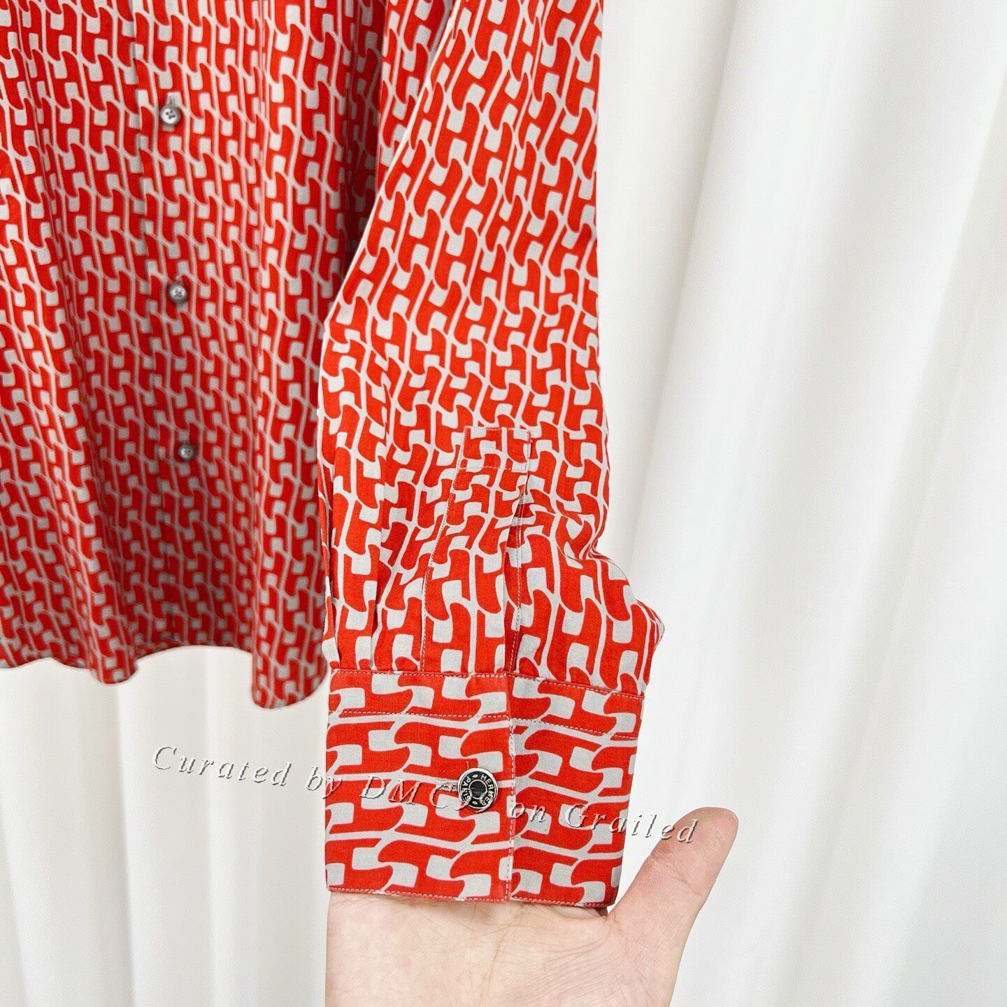 Hermes Hermes All-Over Letter Print Shirt Jacket Size US M / EU 48-50 / 2 - 4 Thumbnail