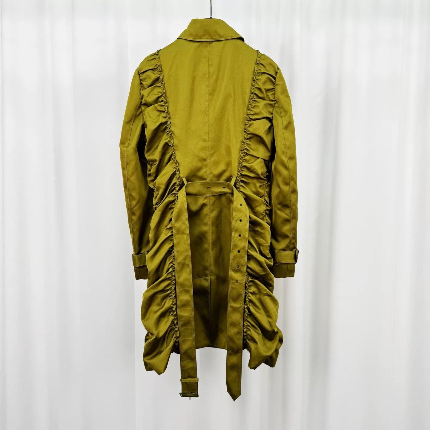 Burberry Burberry Satin Double-Breasted Trench Coat Size S / US 4 / IT 40 - 2 Thumbnail