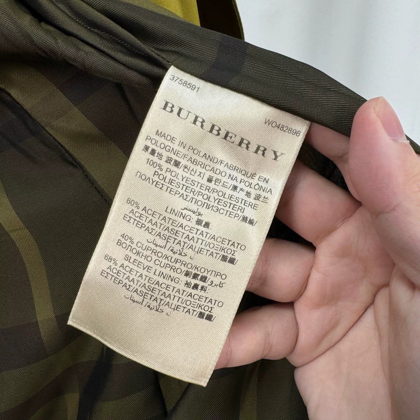 Burberry Burberry Satin Double-Breasted Trench Coat Size S / US 4 / IT 40 - 8 Thumbnail