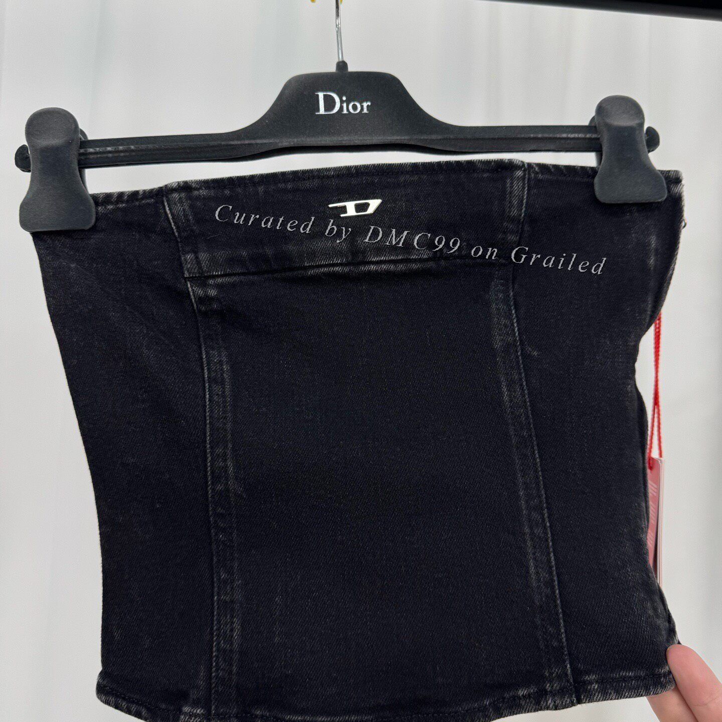 Diesel Diesel Black Denim Crop Top Size XXS / US 00 / IT 34 - 3 Thumbnail