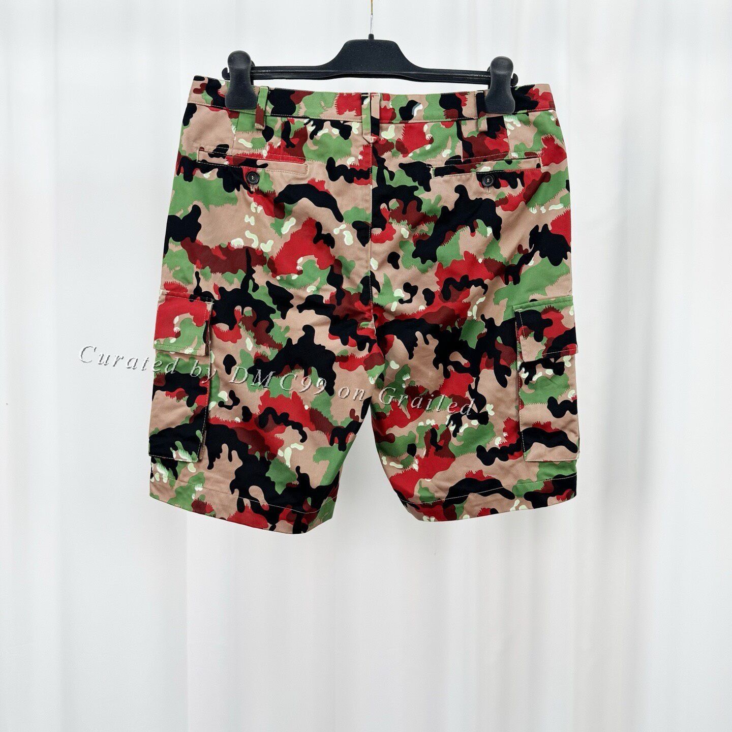 Valentino Valentino Camouflage Cargo Shorts Size US 32 / EU 48 - 2 Thumbnail