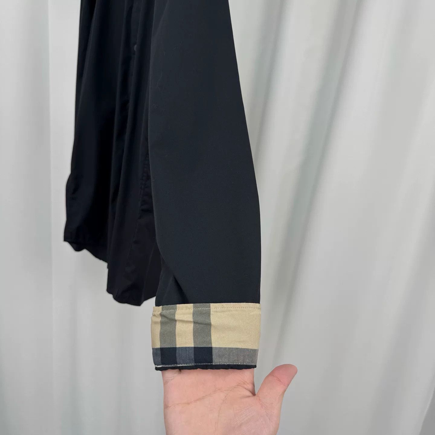 Burberry Burberry Embroidered Knight Check Shirt Size US XL / EU 56 / 4 - 5 Thumbnail