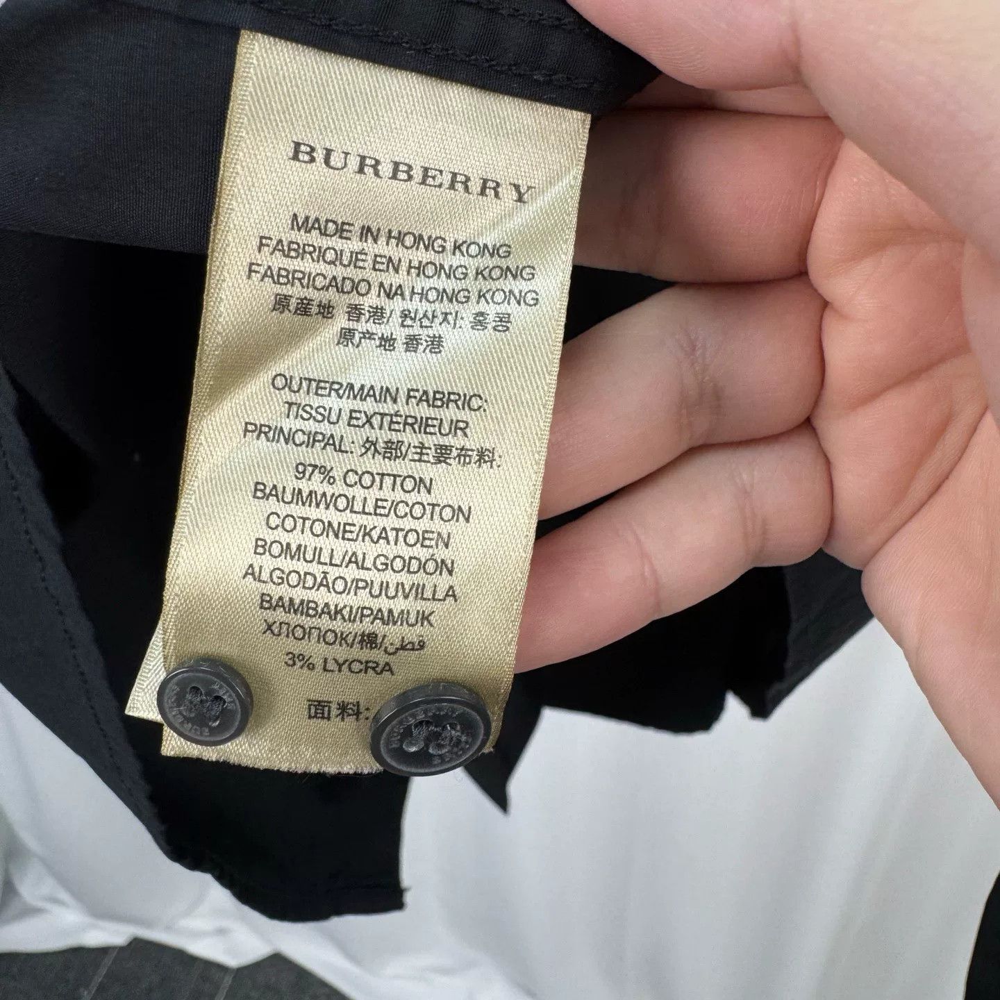 Burberry Burberry Embroidered Knight Check Shirt Size US XL / EU 56 / 4 - 7 Thumbnail