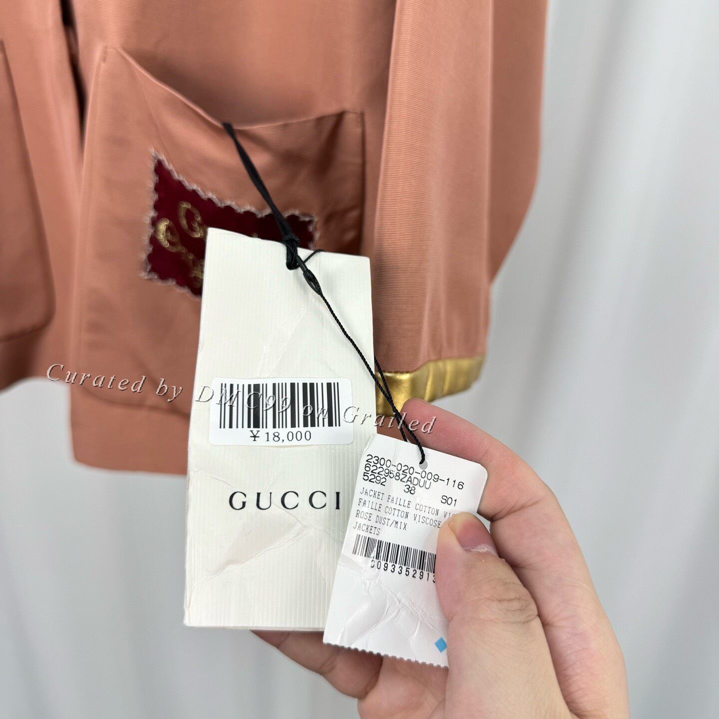 Gucci Gucci Gold Thread Embroidered Letter Jacket Size S / US 4 / IT 40 - 5 Thumbnail