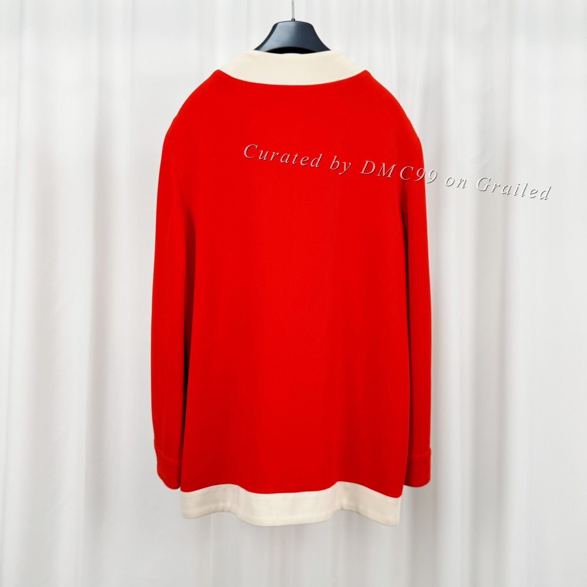 Gucci Gucci White Orange Paneled G Button Cardigan Size US XS / EU 42 / 0 - 2 Thumbnail