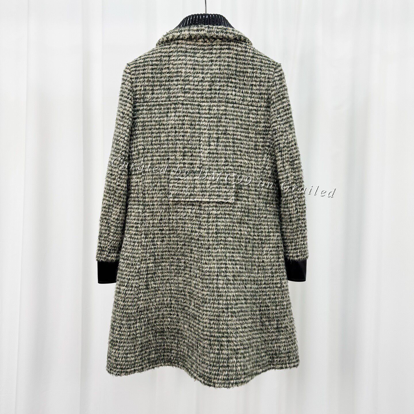 Louis Vuitton Louis Vuitton Wool Leather Panel Coat Size XXS / US 00 / IT 34 - 2 Thumbnail