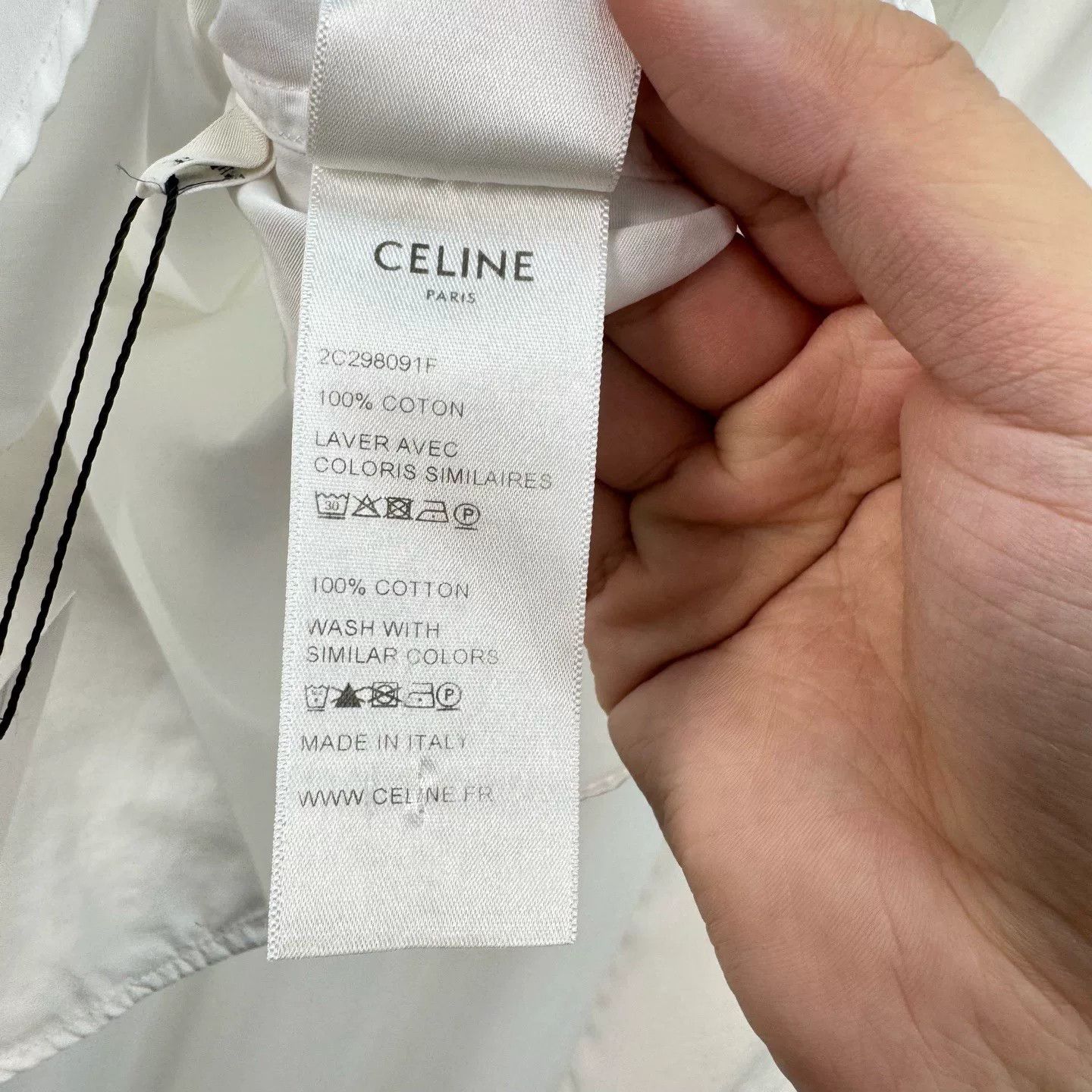 Celine Celine Hollow Floral Blouse Size XXS / US 00 / IT 34 - 6 Thumbnail