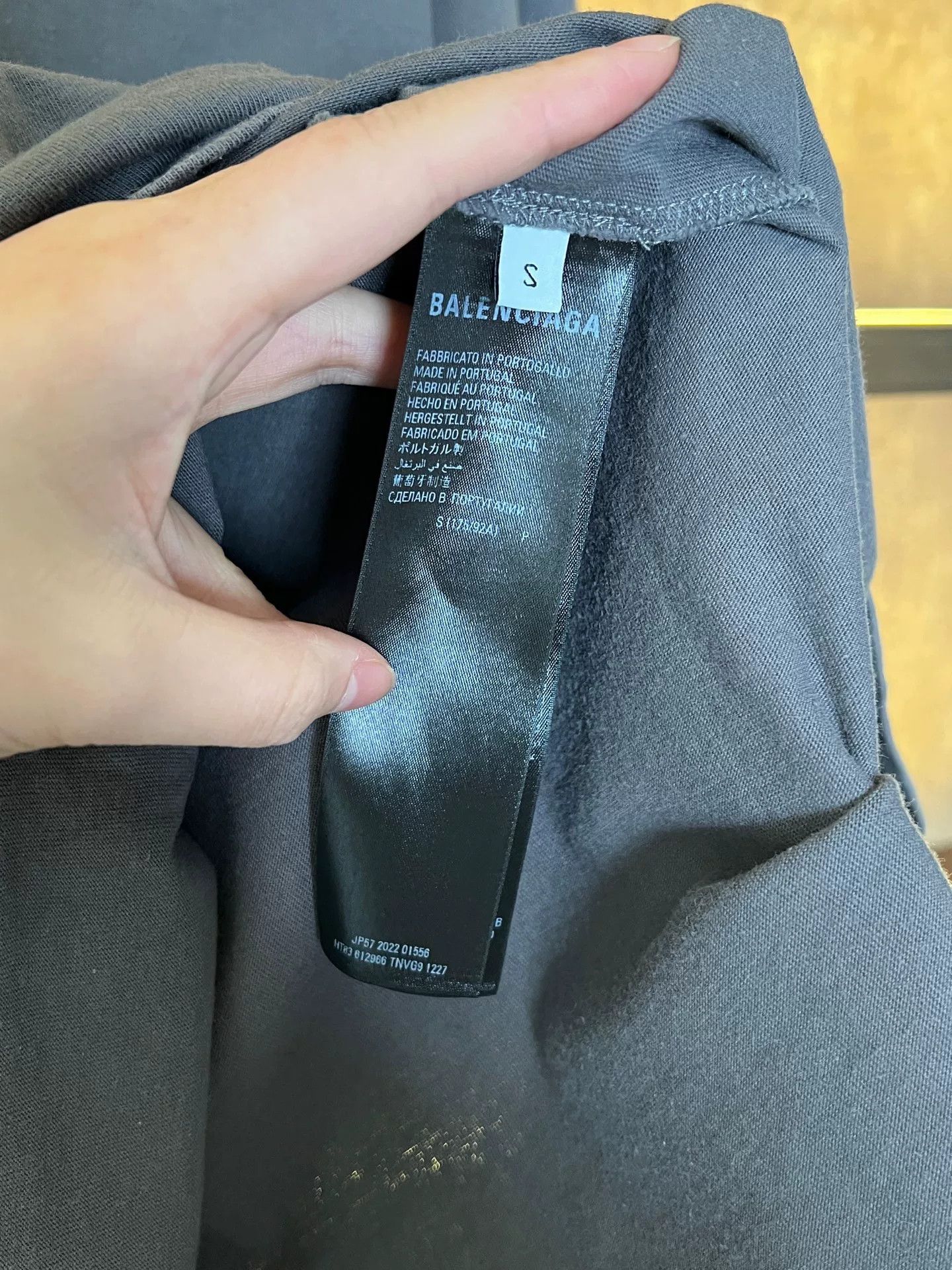 Balenciaga Balenciaga Slogan Short Sleeve Size US S / EU 44-46 / 1 - 3 Thumbnail