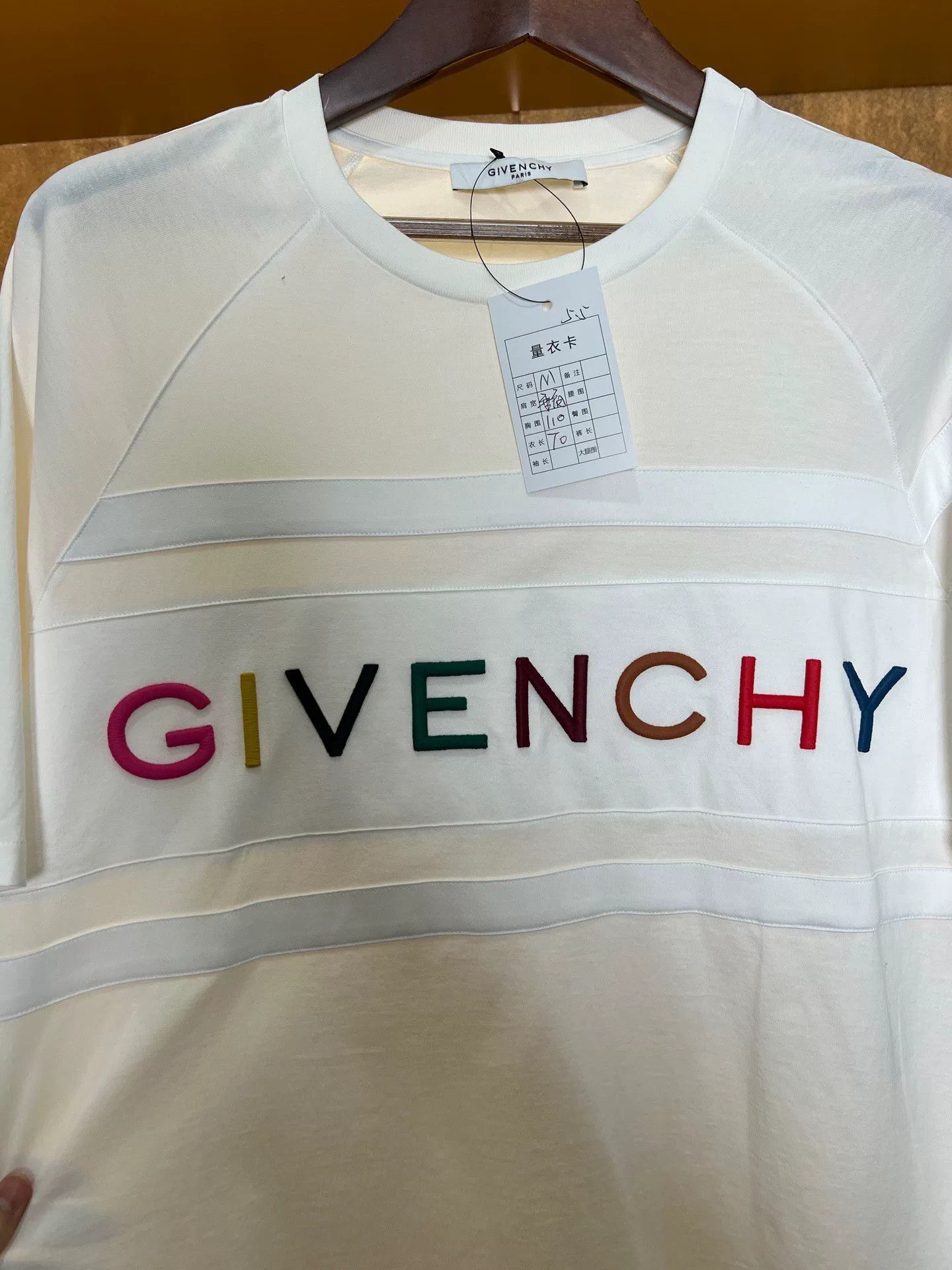 Givenchy Givenchy Rainbow Slogan Short Sleeve Size US M / EU 48-50 / 2 - 3 Thumbnail