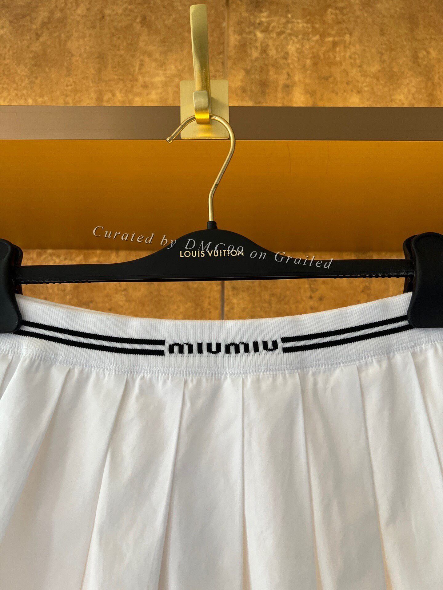Miu Miu Miumiu Pleated Skirt Size 38" / US 16 / IT 52 - 3 Thumbnail