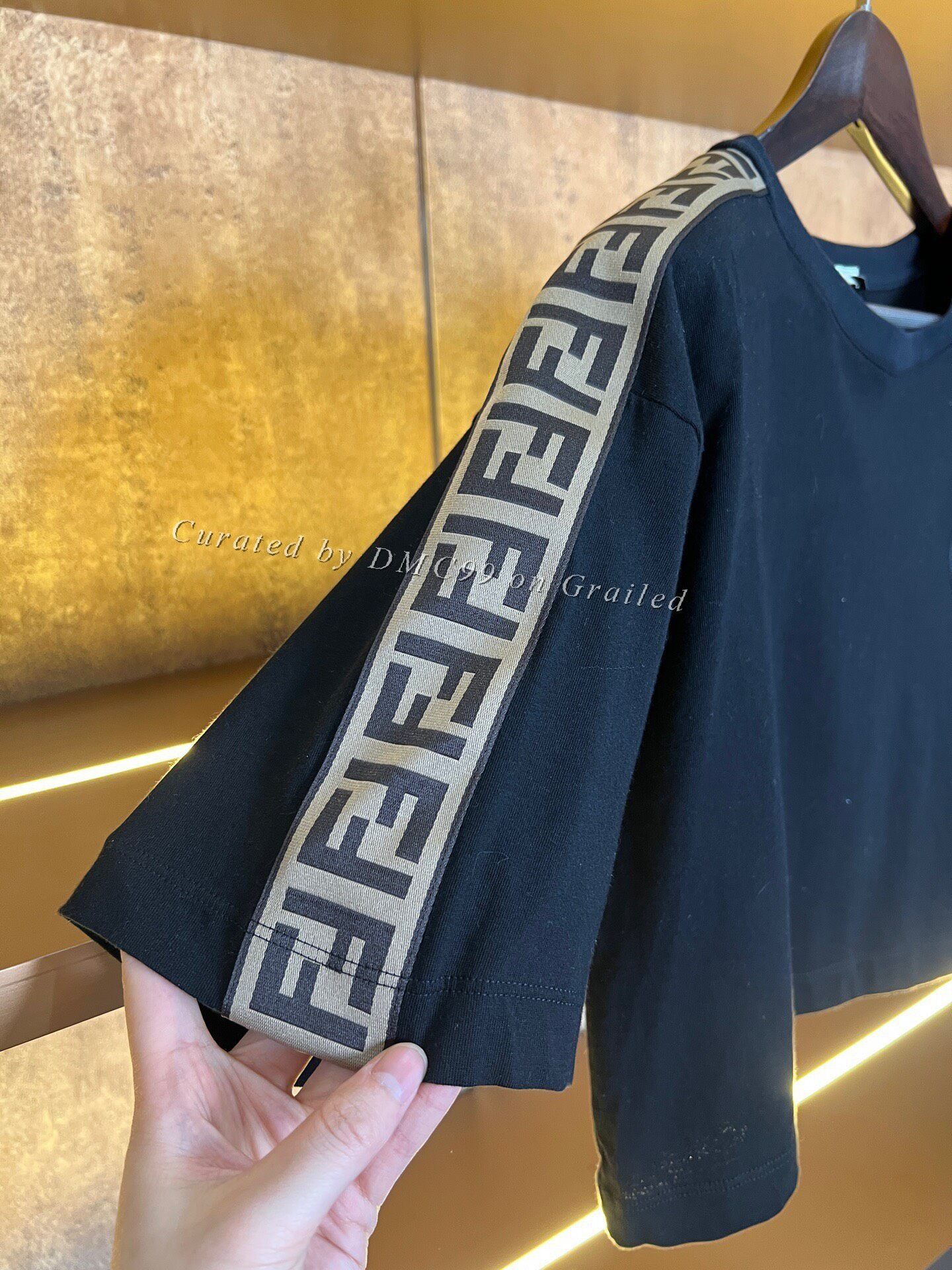 Fendi Fendi Logo String Short-Sleeve Size L / US 10 / IT 46 - 3 Thumbnail