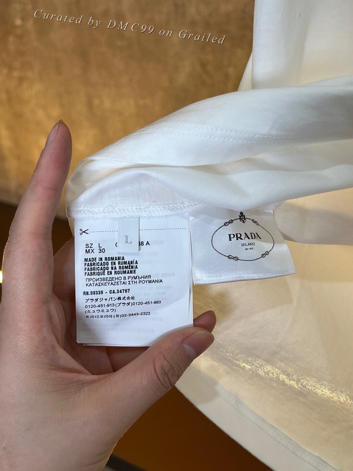 Prada Prada New Short-Sleeve Top Size US L / EU 52-54 / 3 - 4 Thumbnail