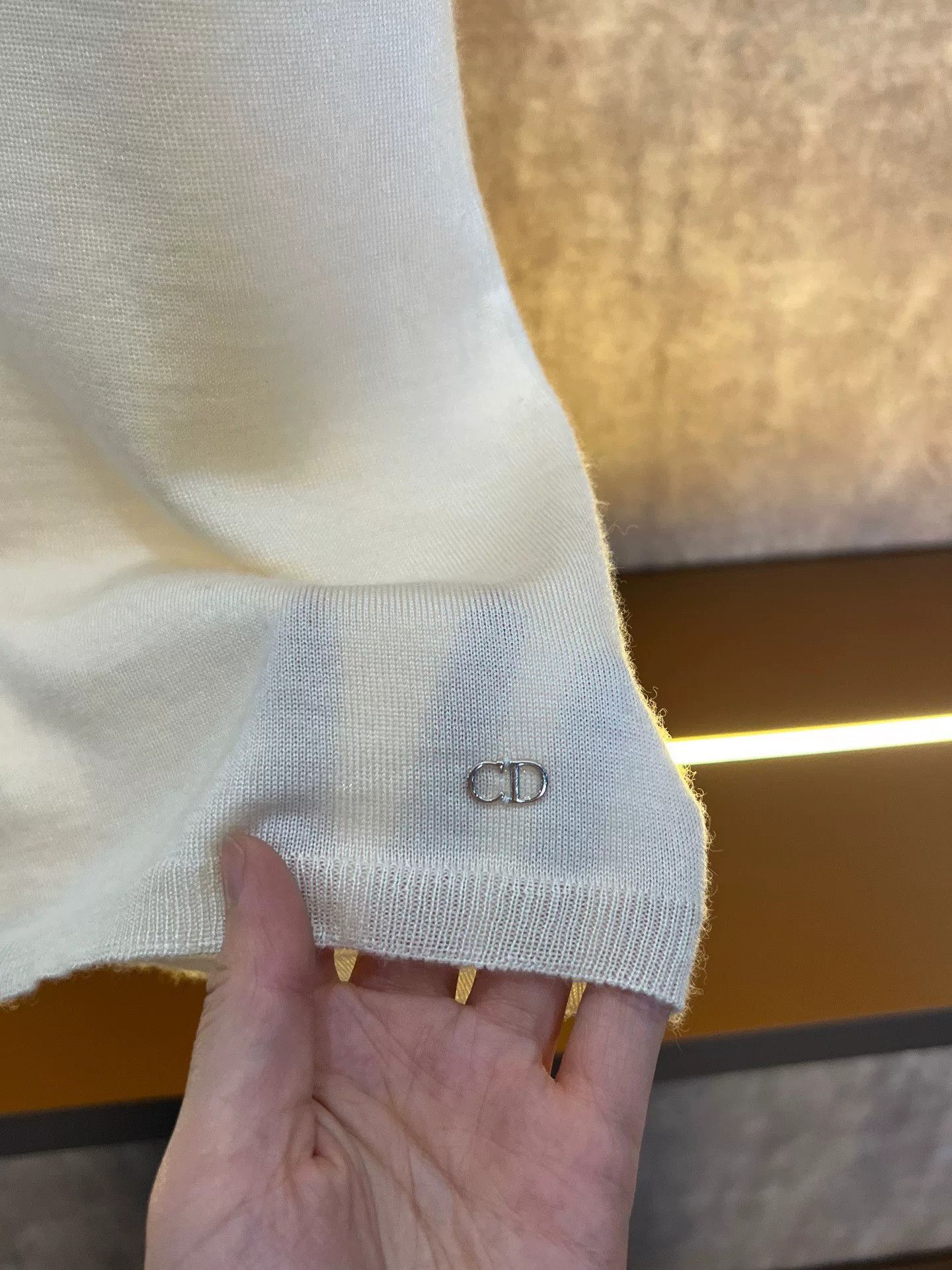 Dior Dior Cashmere CD Knit Sweater Size XS / US 0-2 / IT 36-38 - 3 Thumbnail