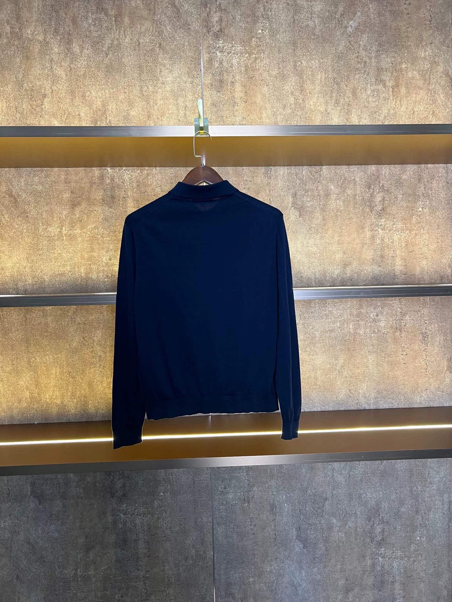 Loro Piana Loro Piana Long-Sleeve Polo Size US S / EU 44-46 / 1 - 2 Thumbnail