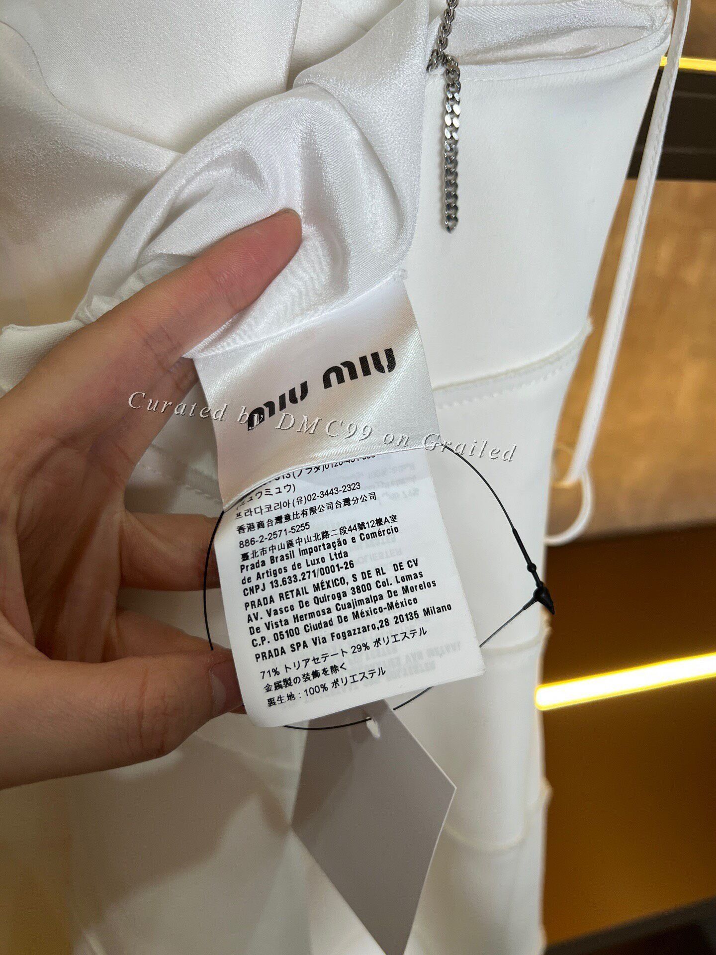 Miu Miu Miumiu slip dress Size M / US 6-8 / IT 42-44 - 4 Thumbnail