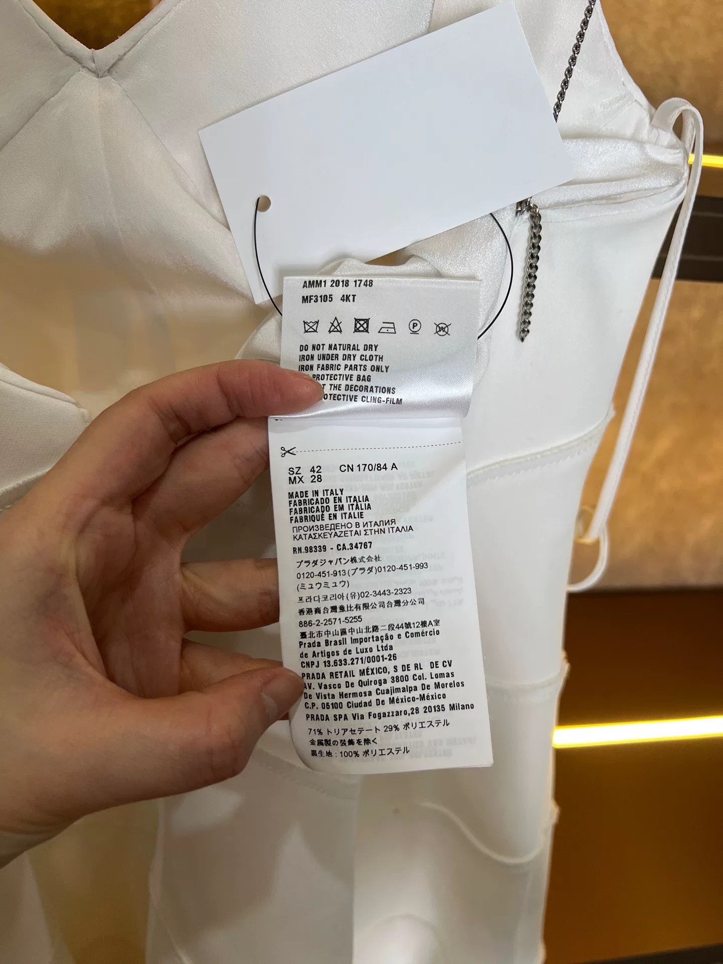 Miu Miu Miumiu slip dress Size M / US 6-8 / IT 42-44 - 5 Thumbnail