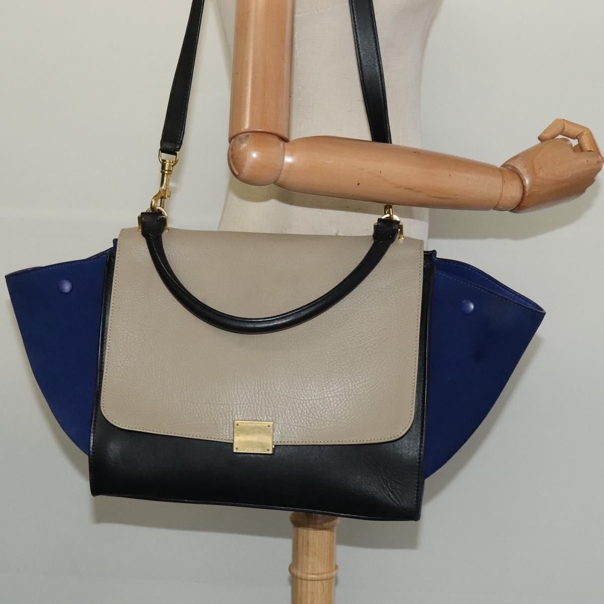 Celine Celine Trapeze Bag Leather Size ONE SIZE - 14 Thumbnail