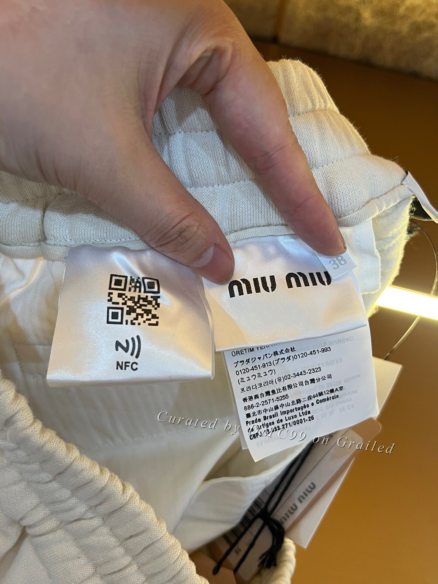 Miu Miu Miumiu Drawstring Shorts Size 38" / US 16 / IT 52 - 5 Thumbnail