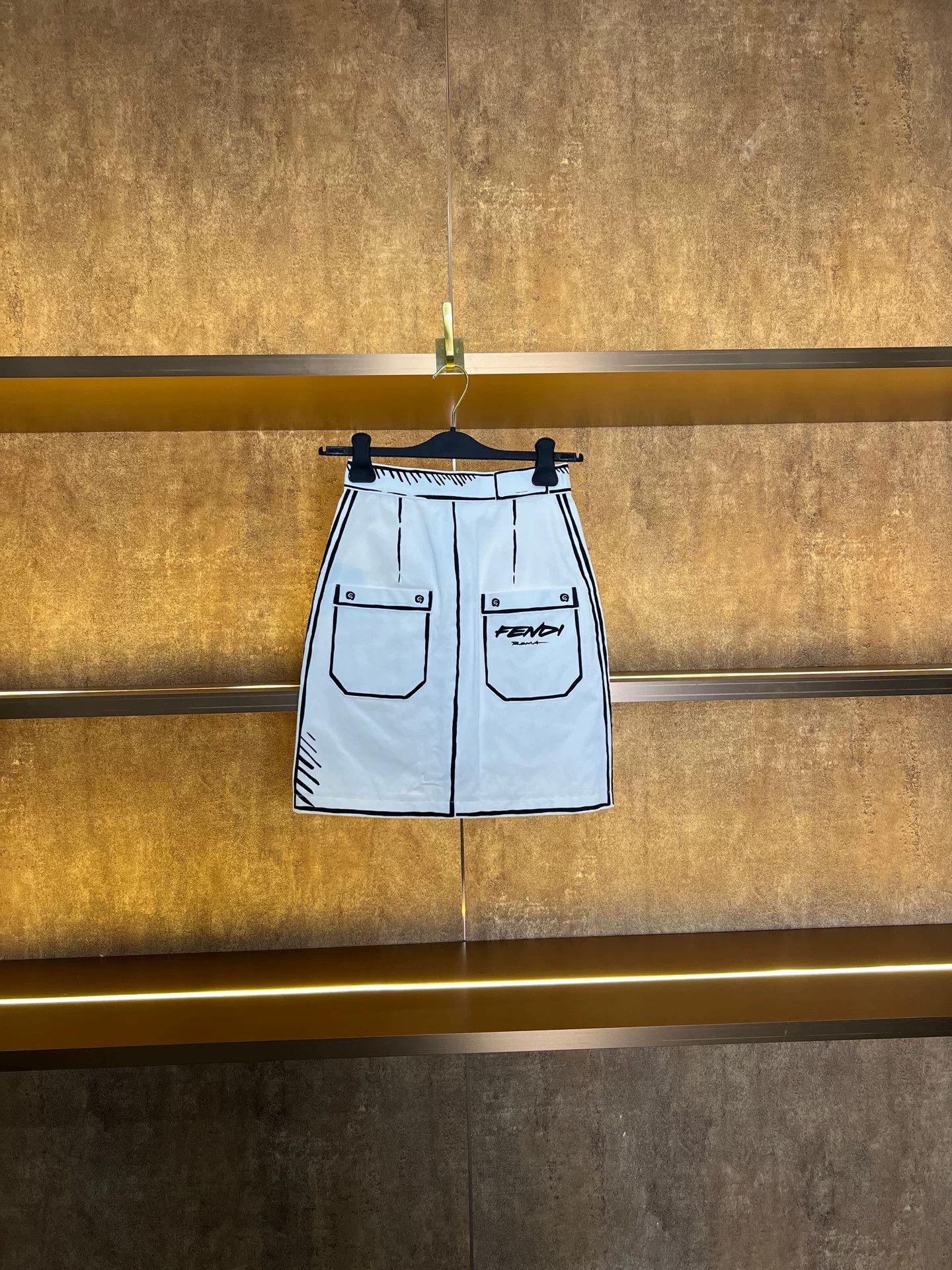 Fendi Fendi California Sky Skirt Size 36" / US 14 / IT 50 - 2 Thumbnail