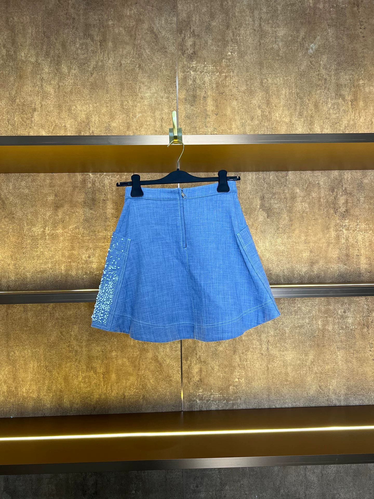 Dior Dior Beaded Pocket Skirt Size 34" / US 12 / IT 48 - 2 Thumbnail