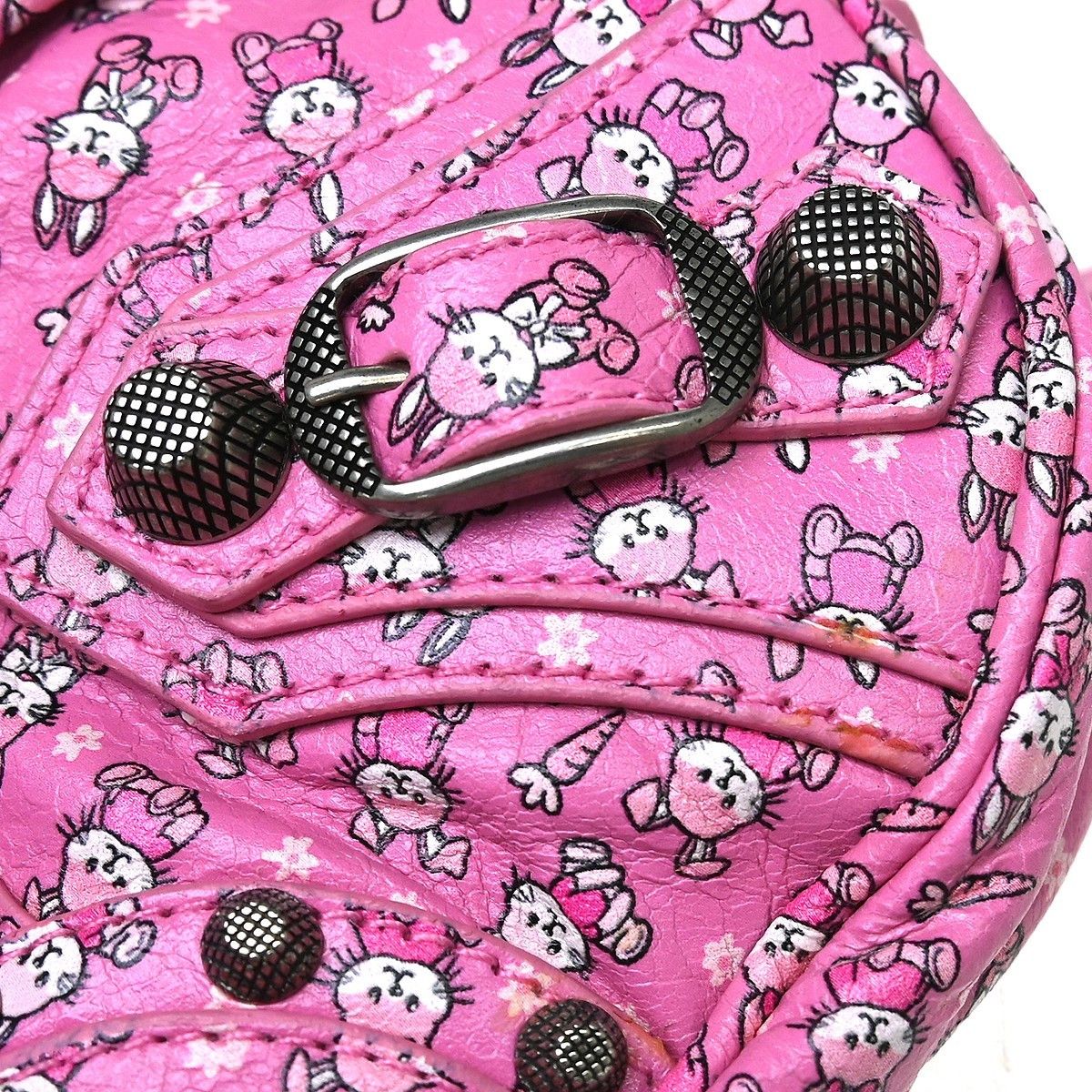 Balenciaga Balenciaga Le Cagole Giant Studs Shoulder Bag Printed Leather Size ONE SIZE - 6 Thumbnail