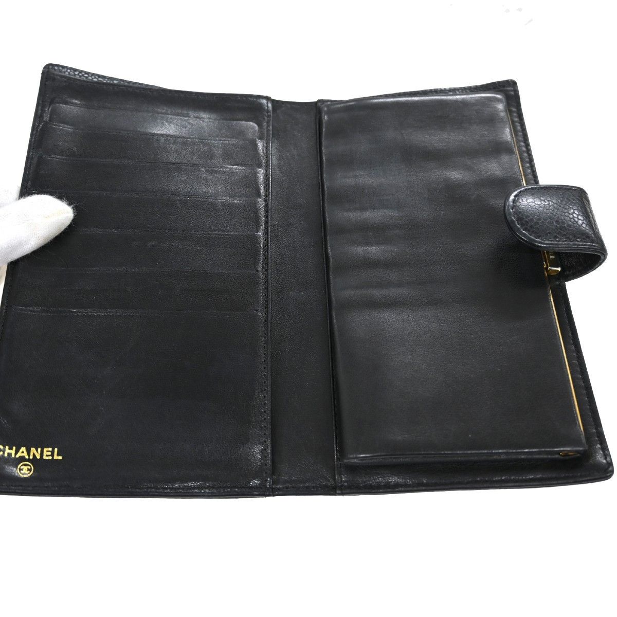 Chanel Chanel Timeless CC French Wallet Caviar Size ONE SIZE - 3 Thumbnail
